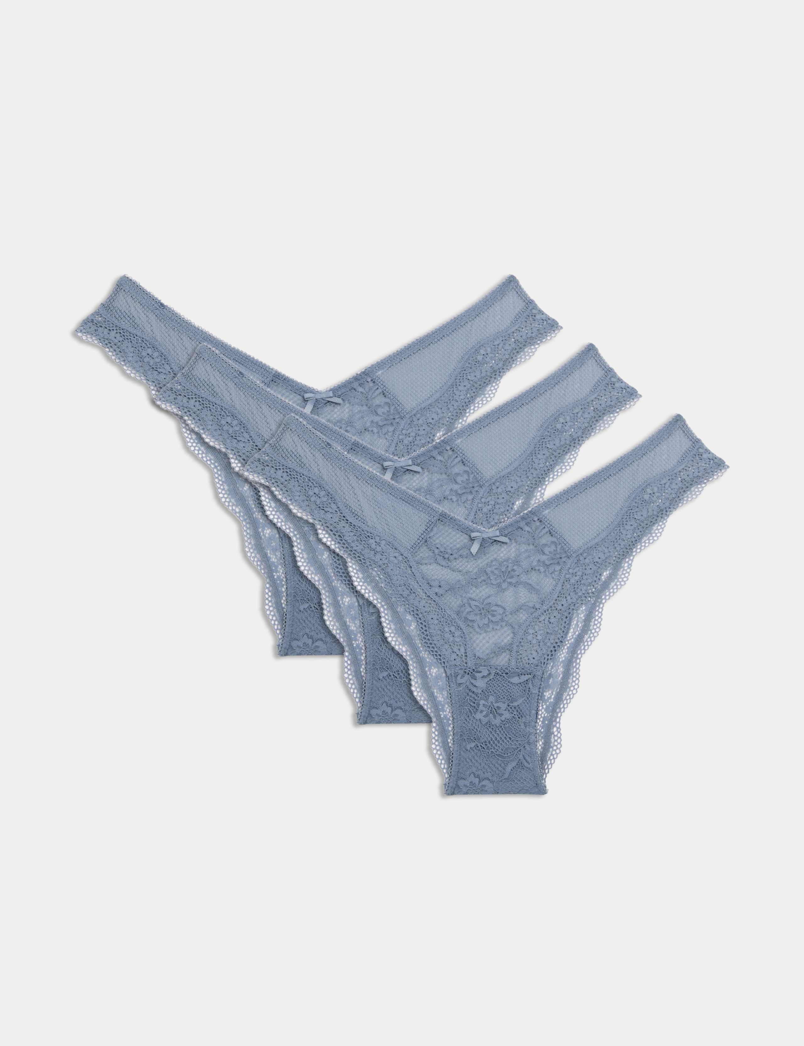 3pk Lace Miami Knickers