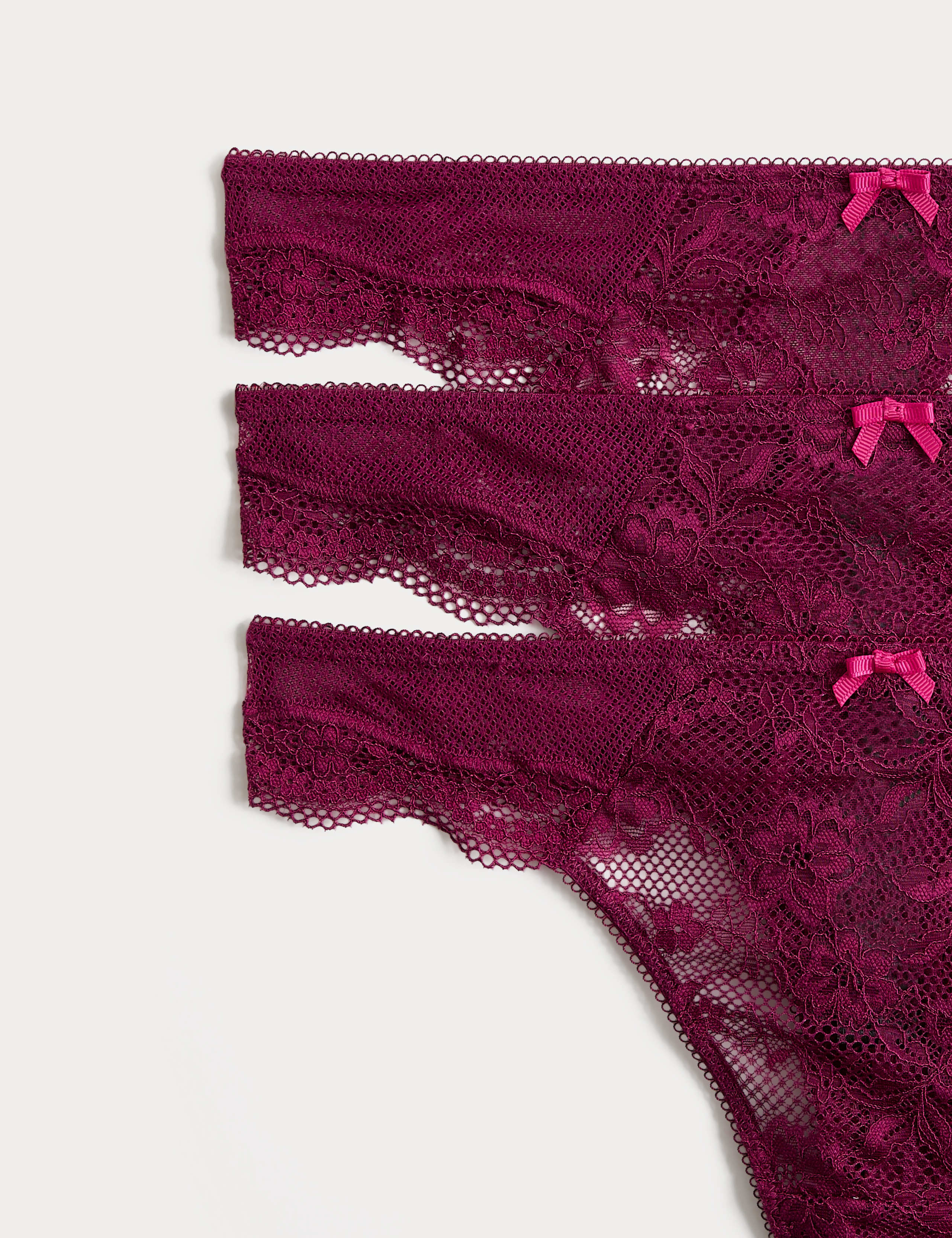 Jasmine Lace Wired Plunge Bra Set F-H 5 of 6