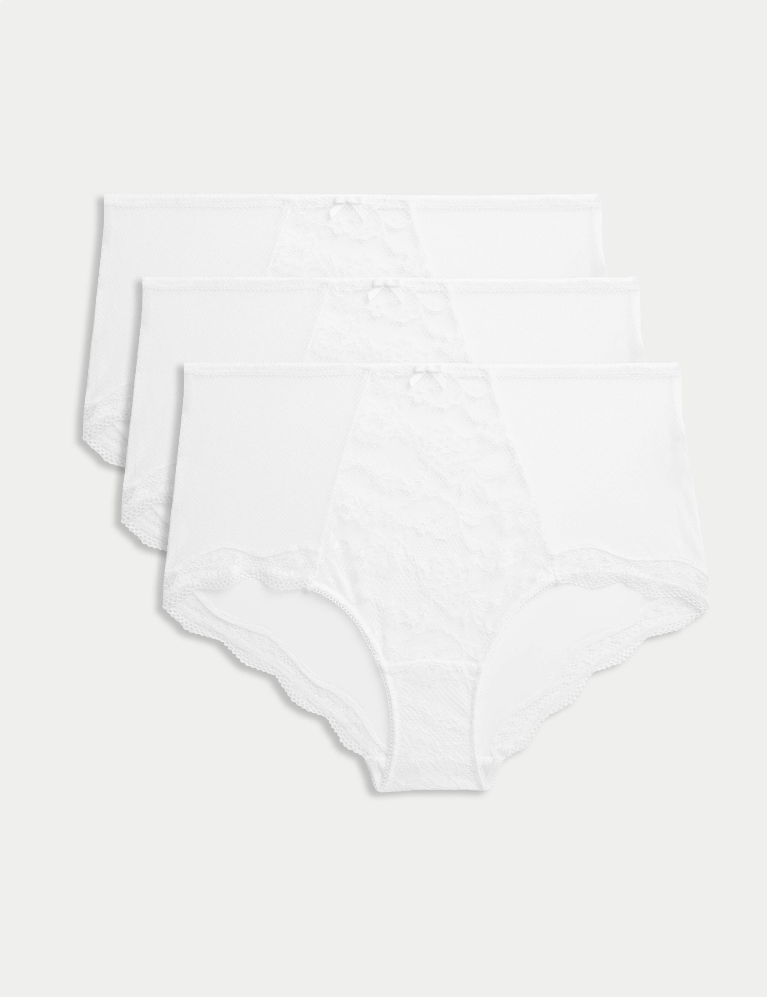 3pk Jasmine Lace High Rise Shorts