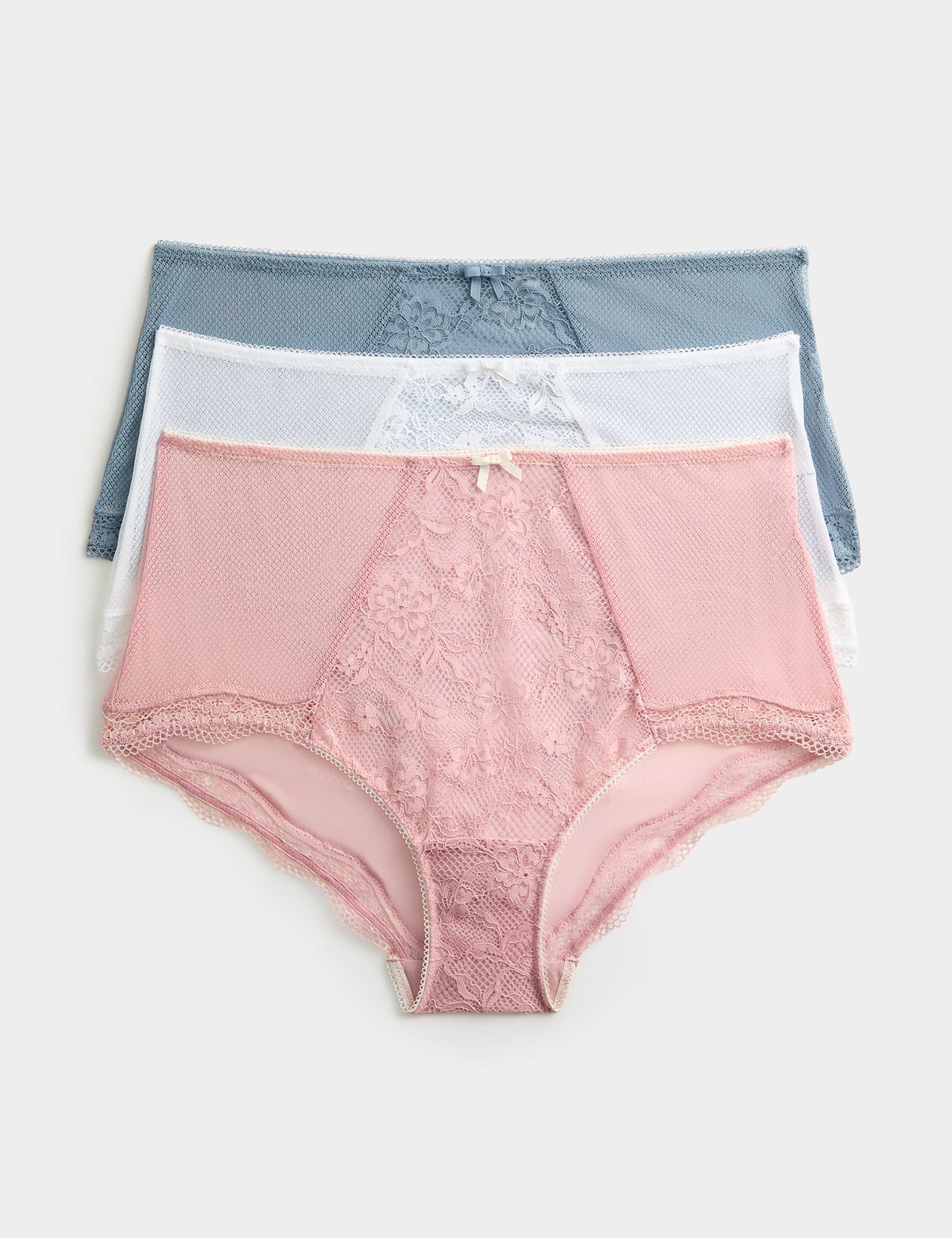 3pk Jasmine Lace High Rise Shorts