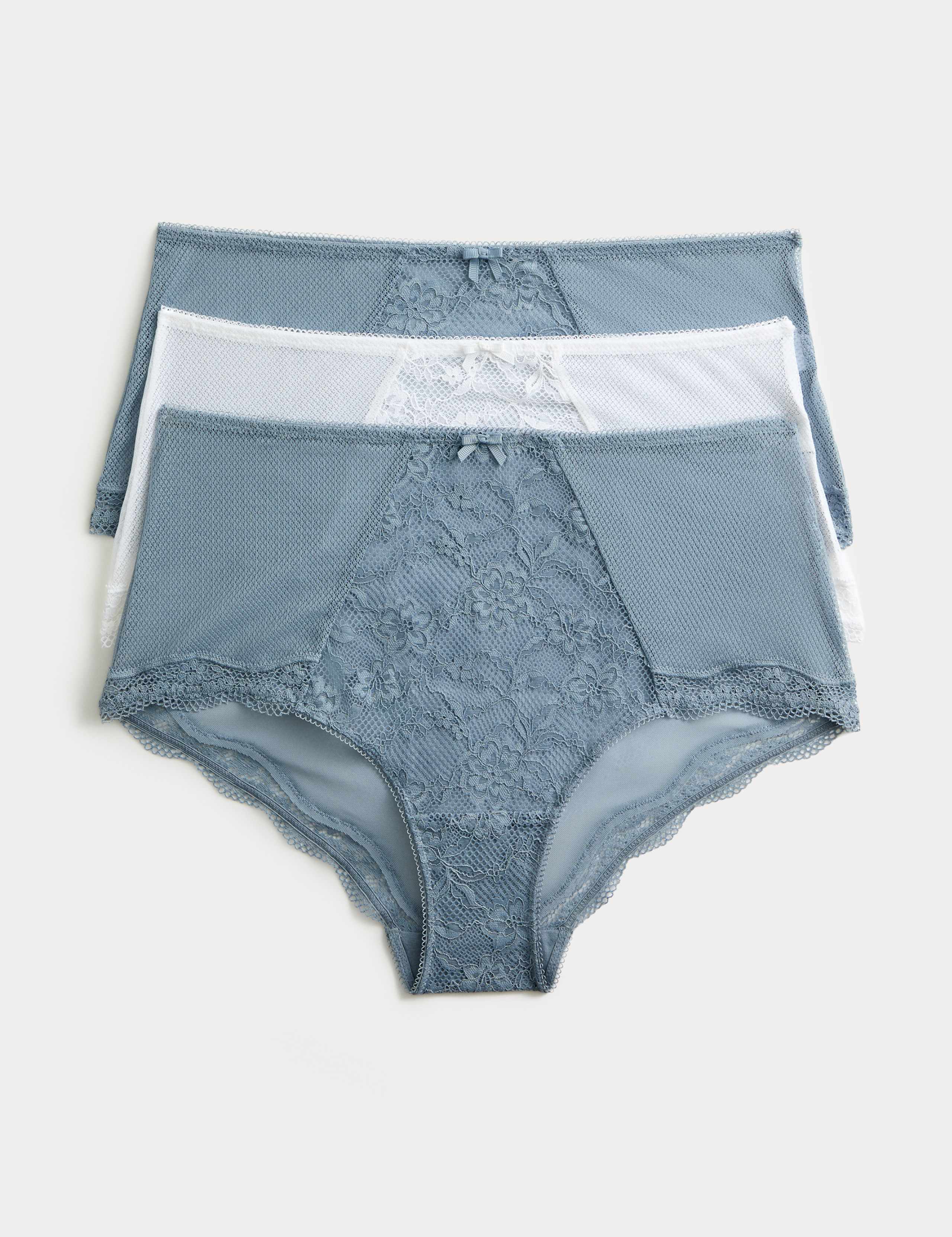 3pk Jasmine Lace High Rise Shorts