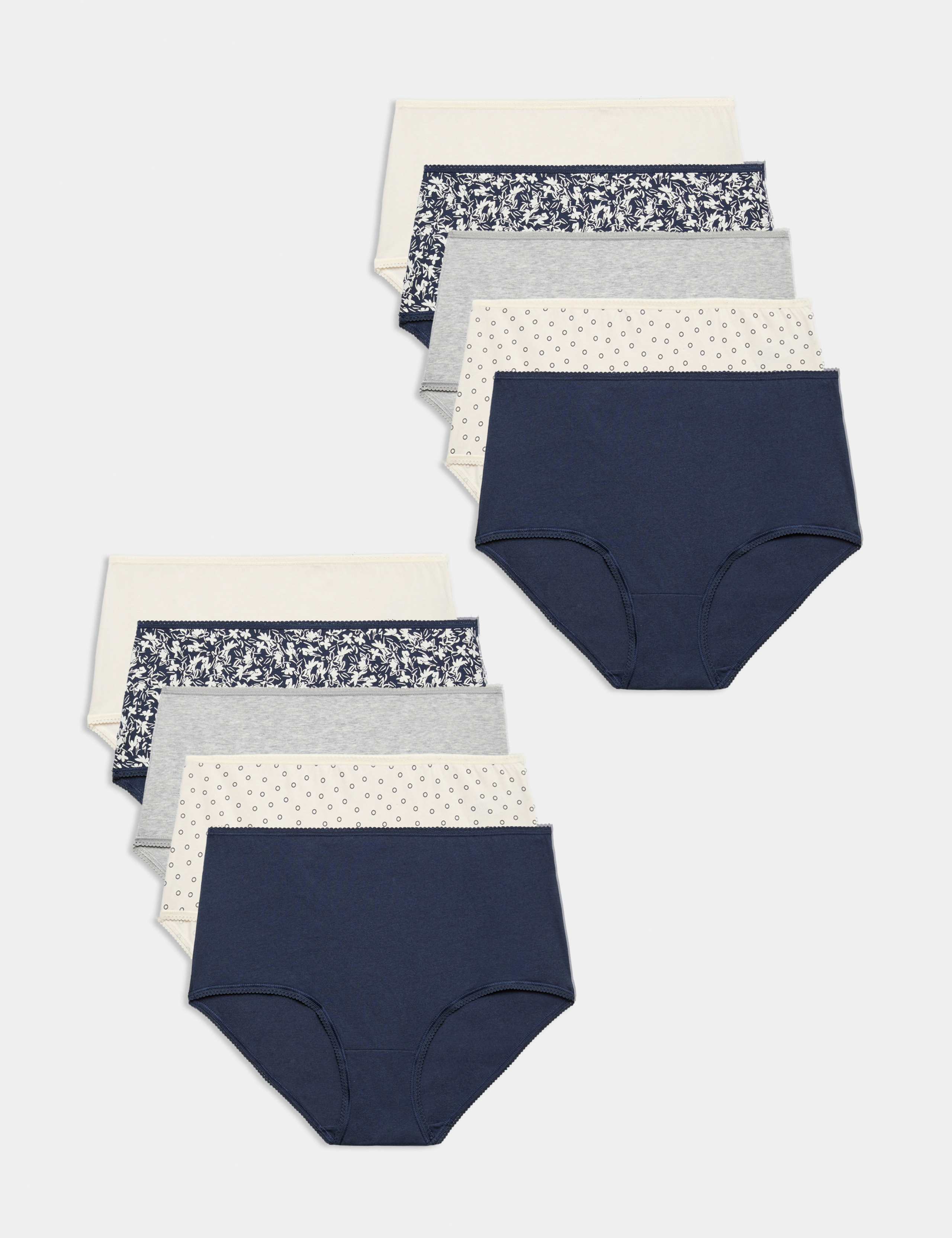 10pk Cotton Lycra® Full Briefs