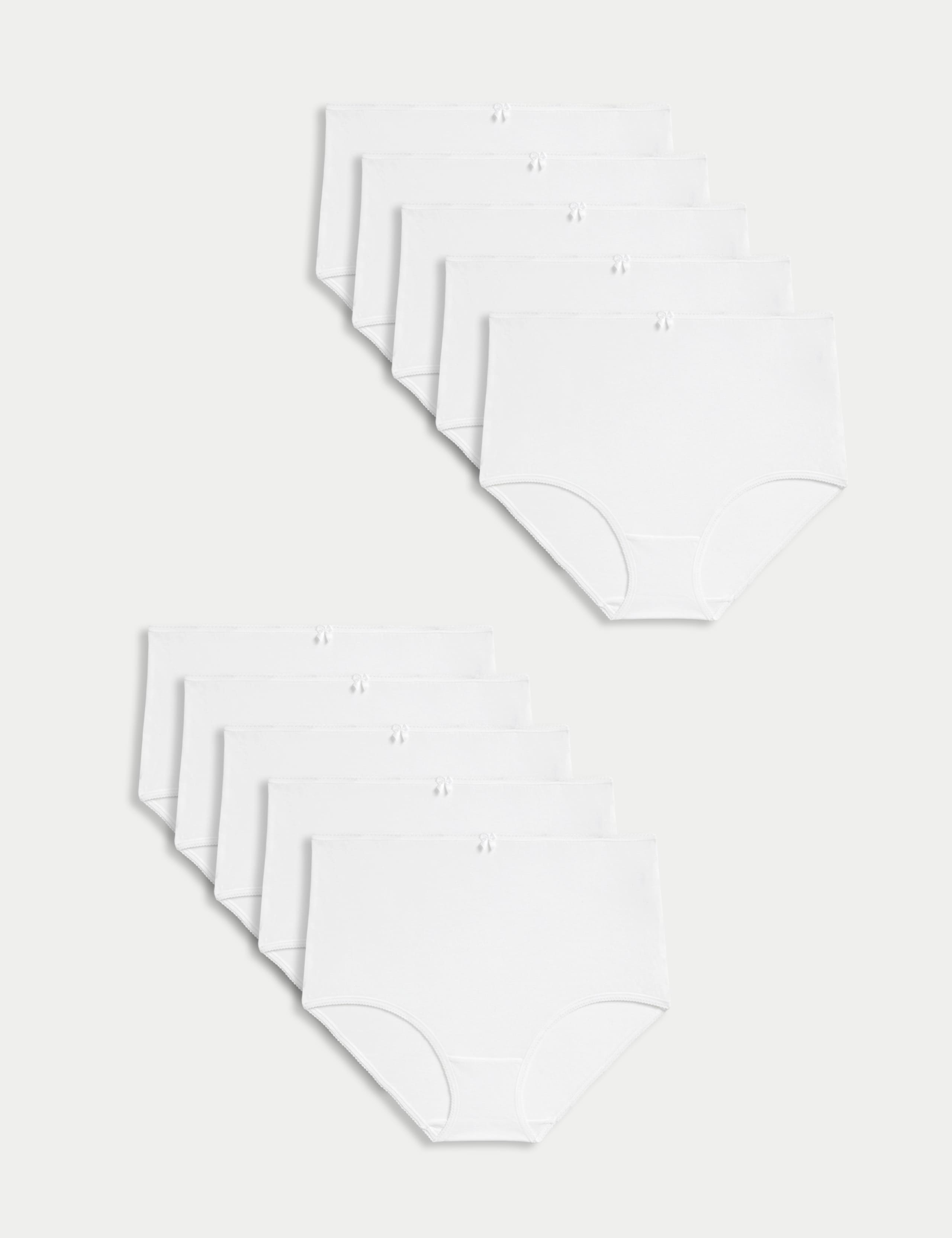 10pk Cotton Lycra® Full Briefs
