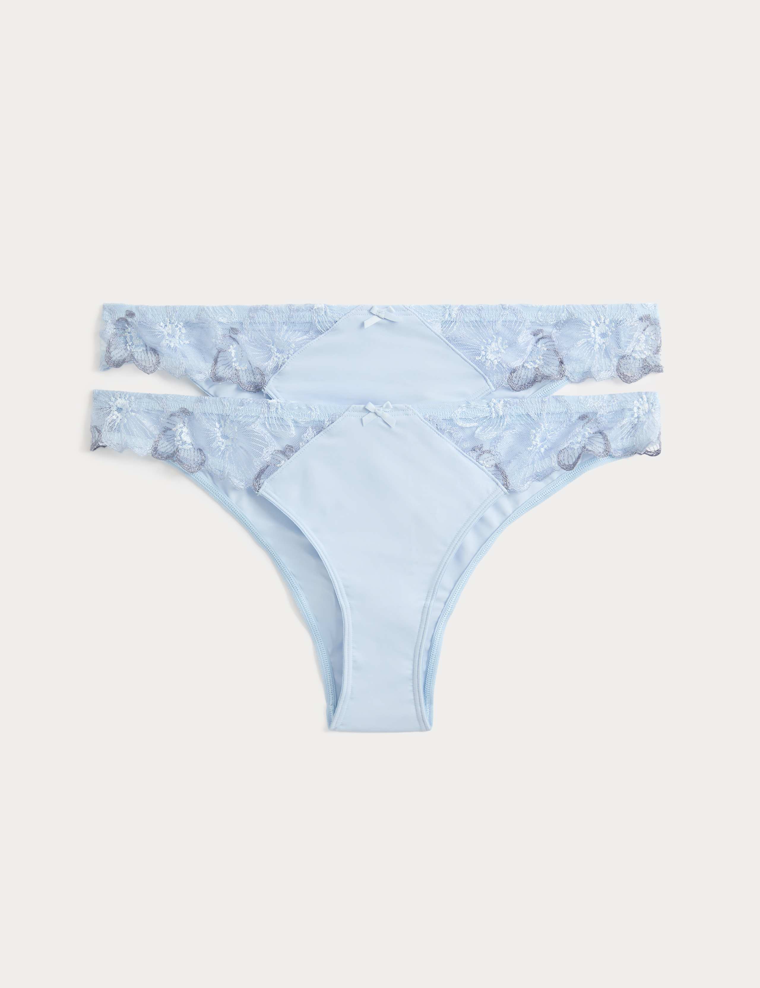 2 Pack Embrace Brazilian Knickers