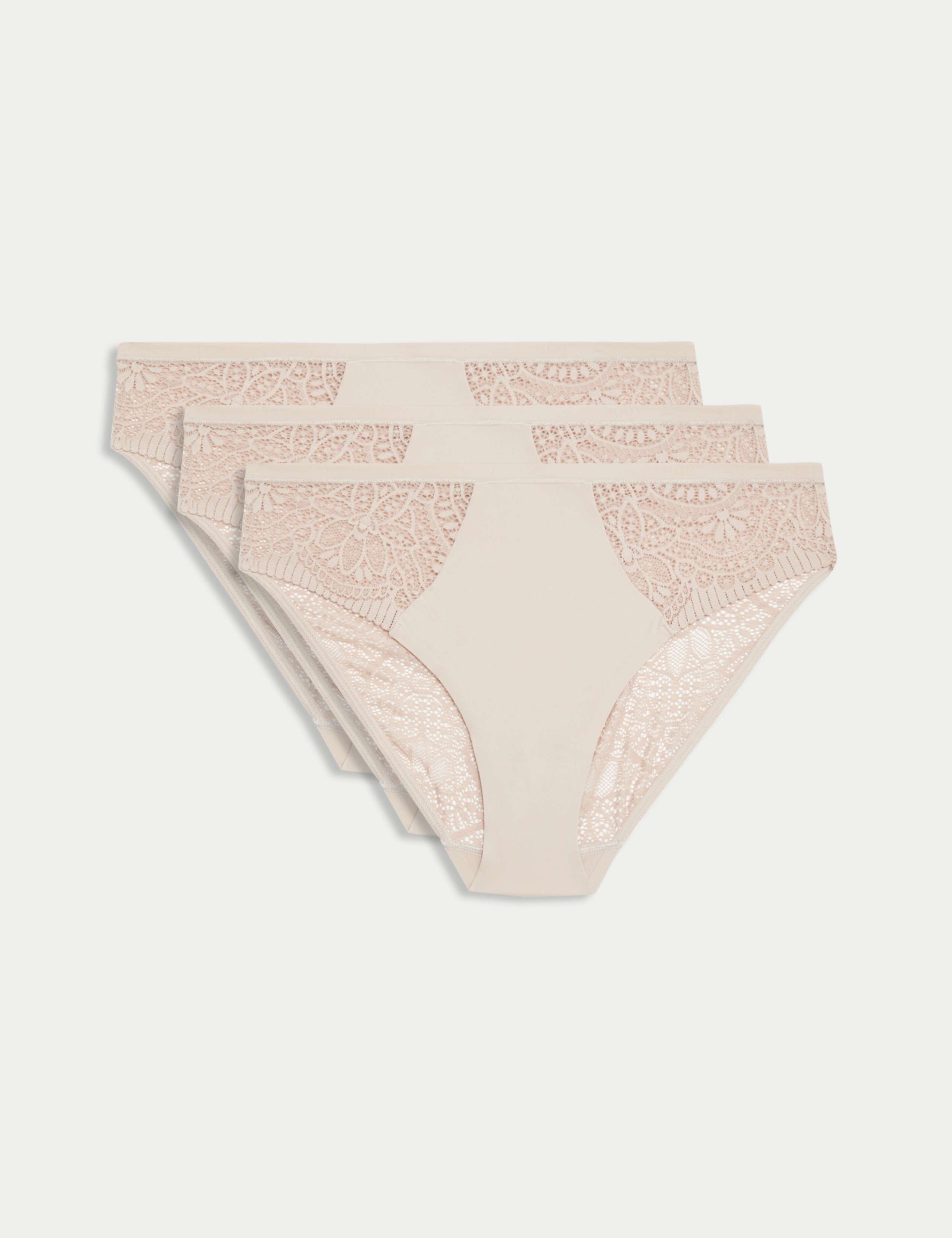 3pk Body Soft™ High Leg Knickers