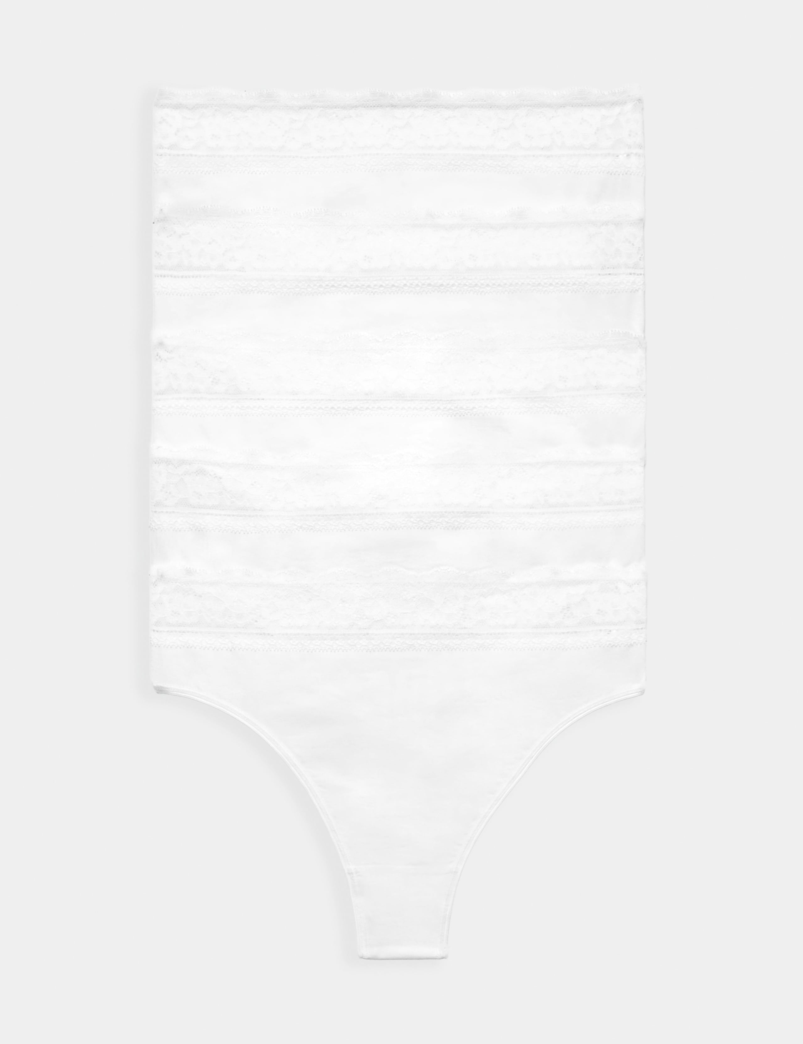 5pk Cotton Blend High Waisted Thongs