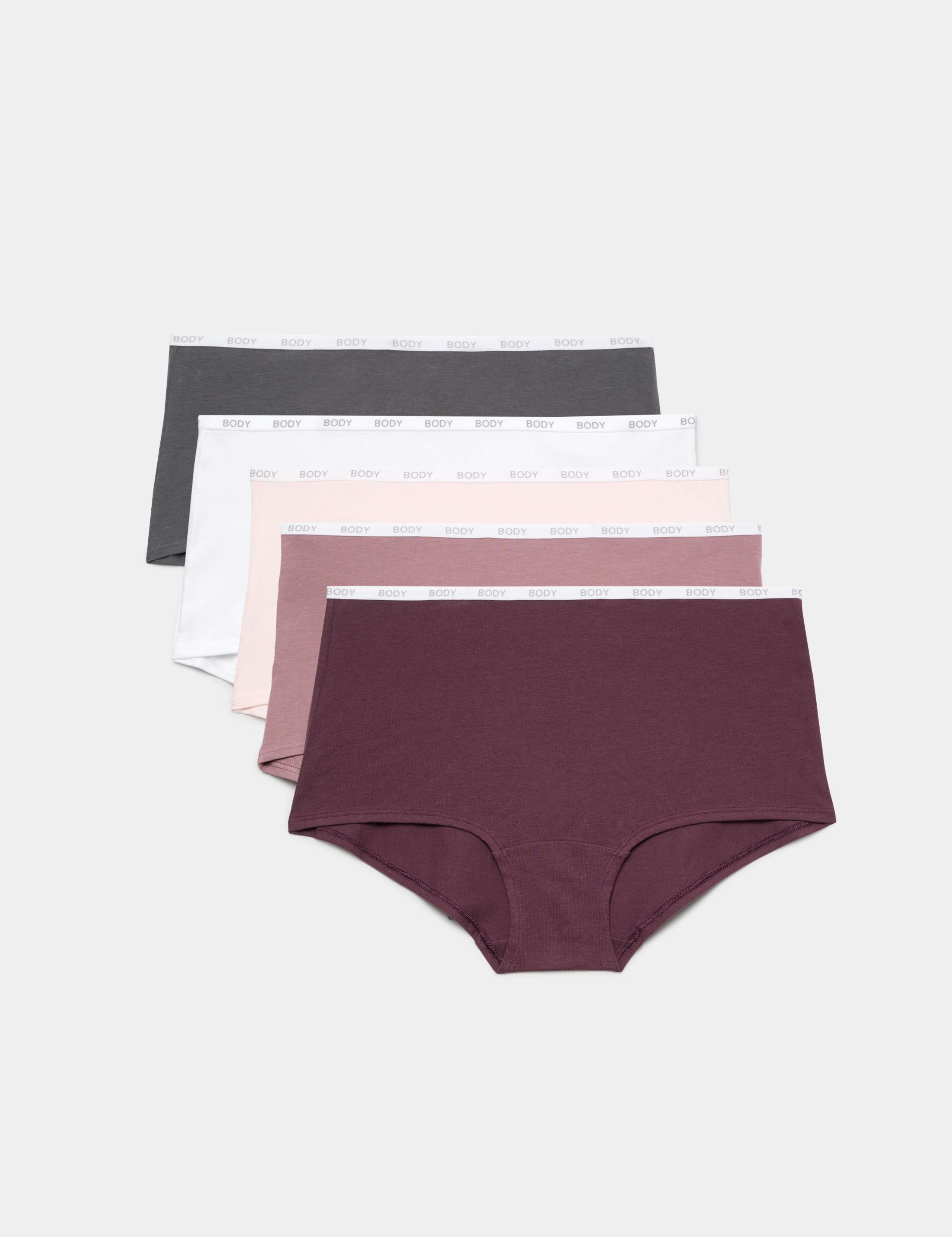 5pk Cotton Rich High Rise Knicker Shorts