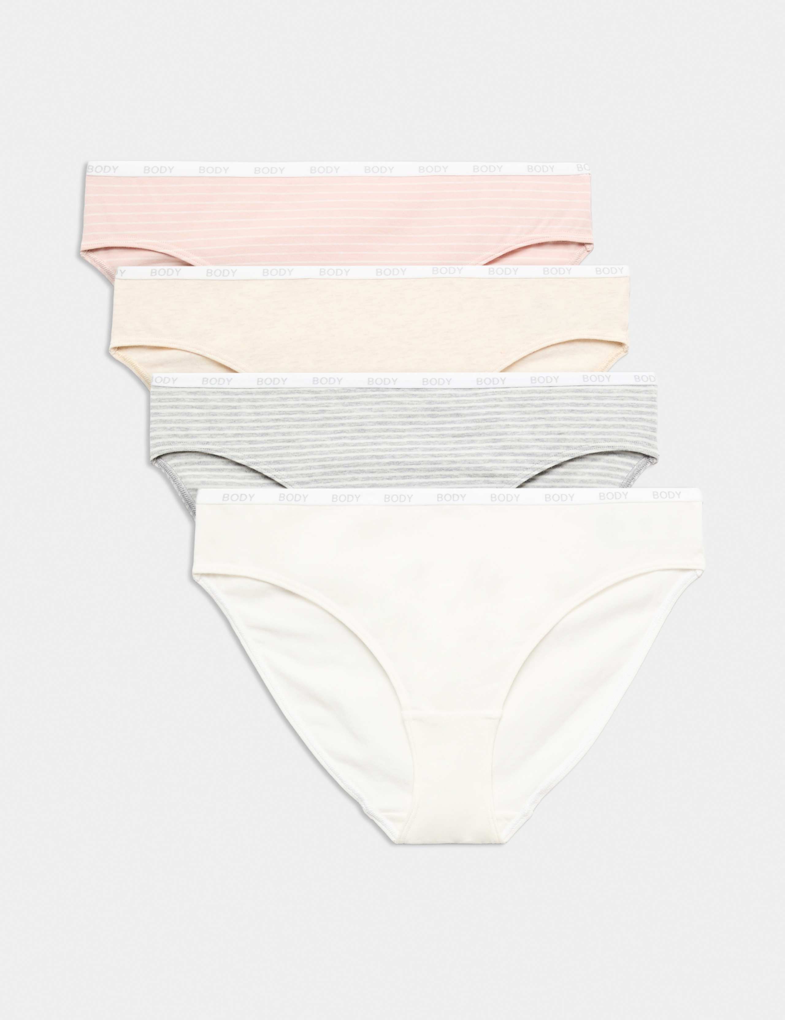 4pk Cotton Rich Bikini Knickers