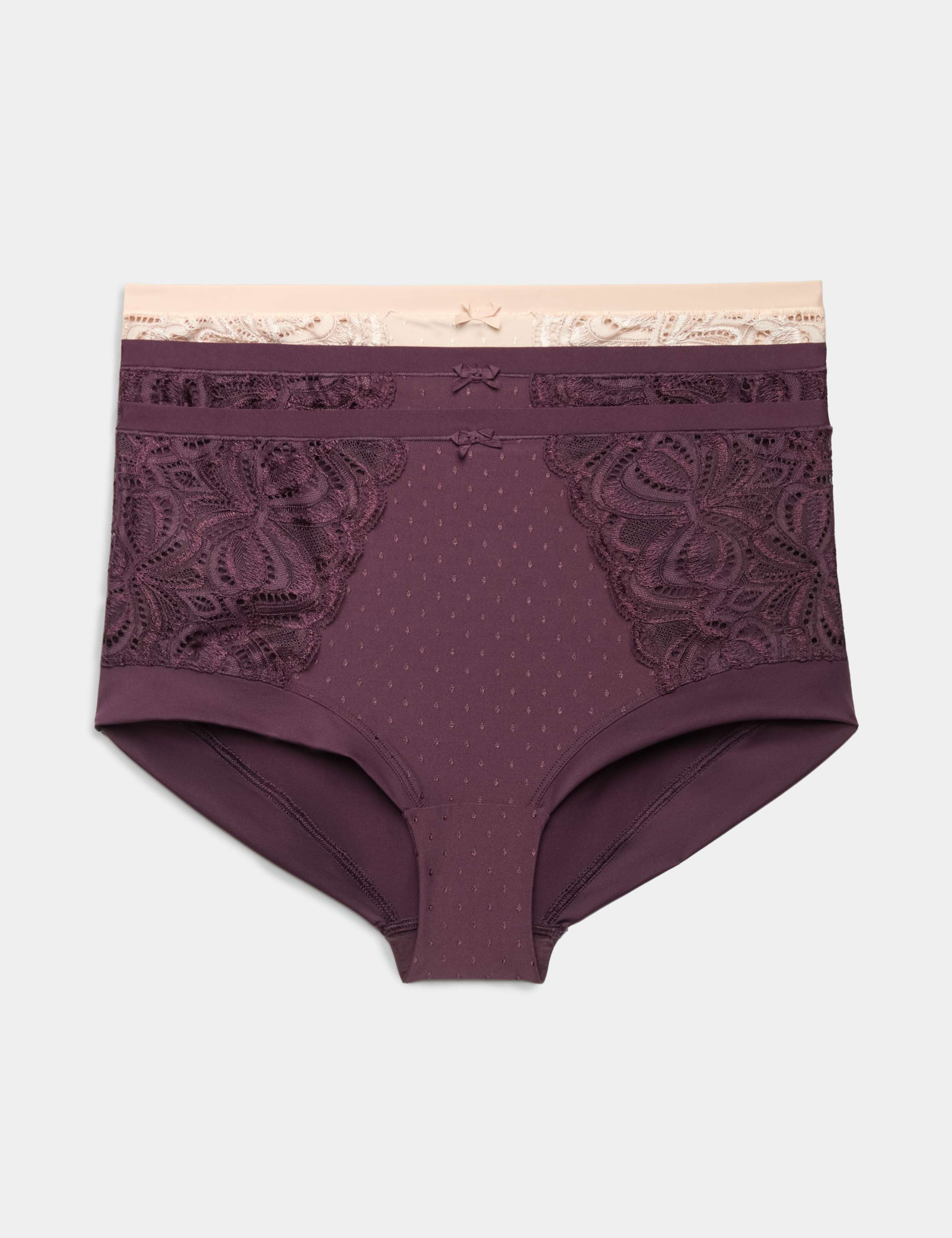 3pk Amelia Lace High Rise Shorts