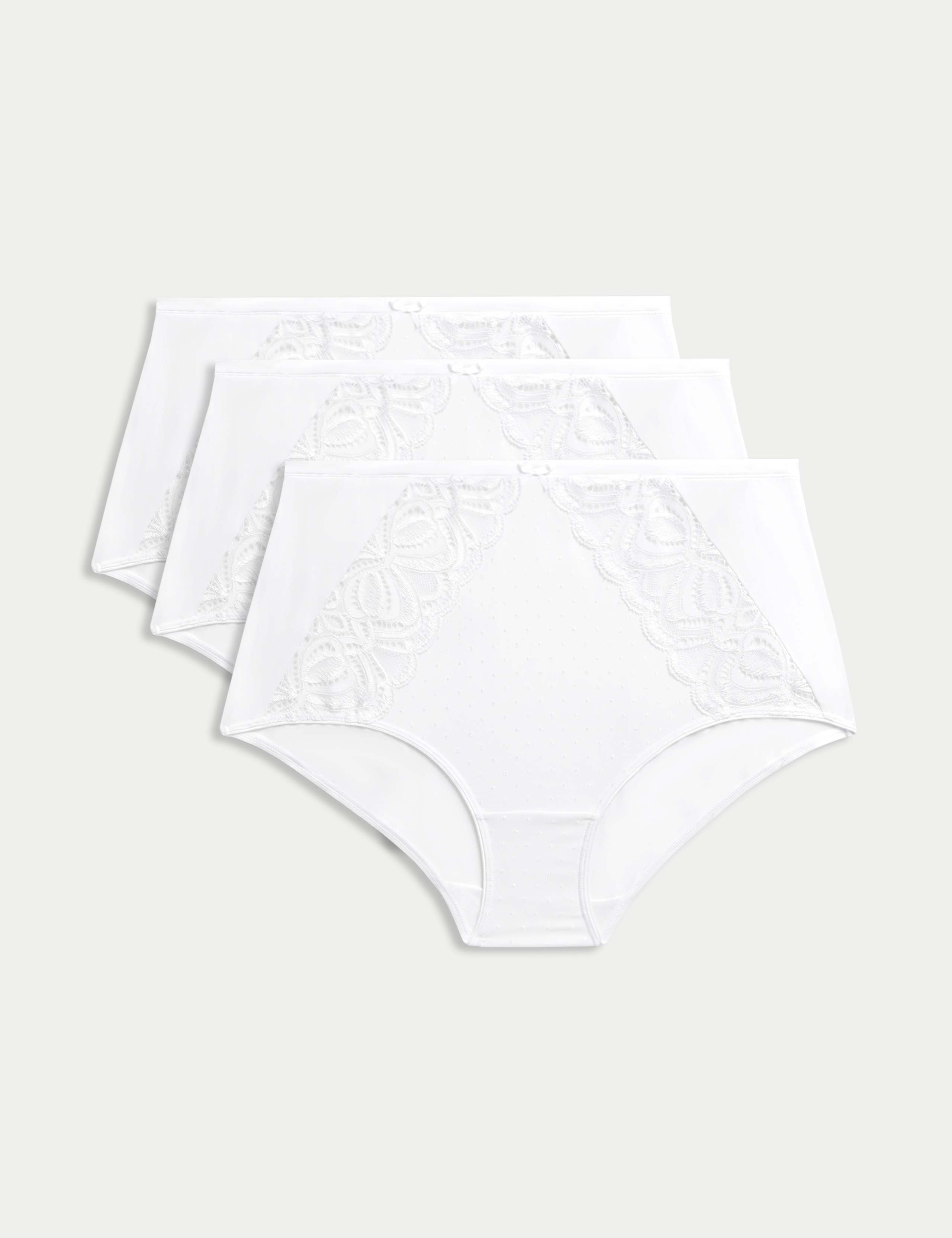 3pk Amelia Lace Full Briefs