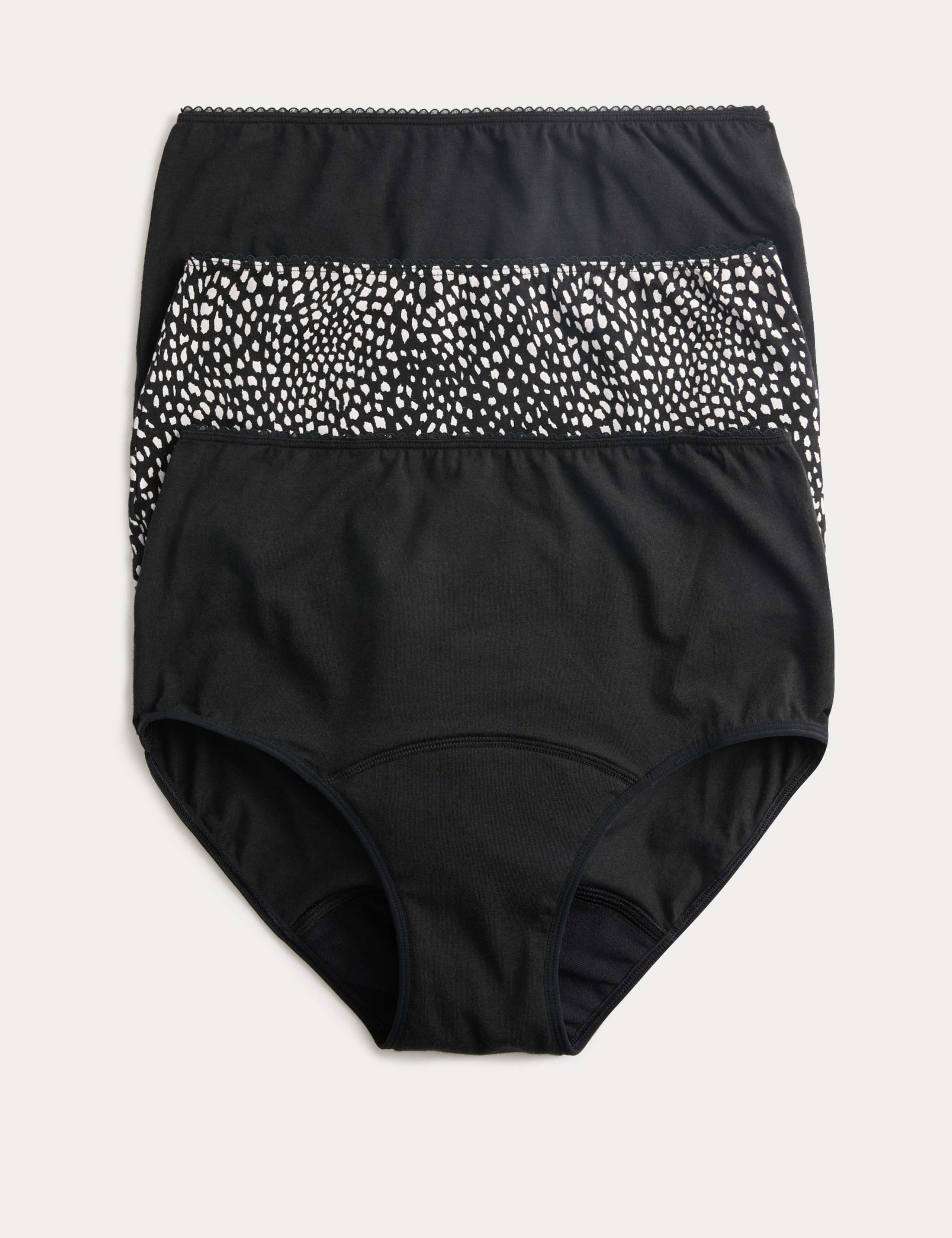 3pk Heavy Absorbency Period Full Briefs