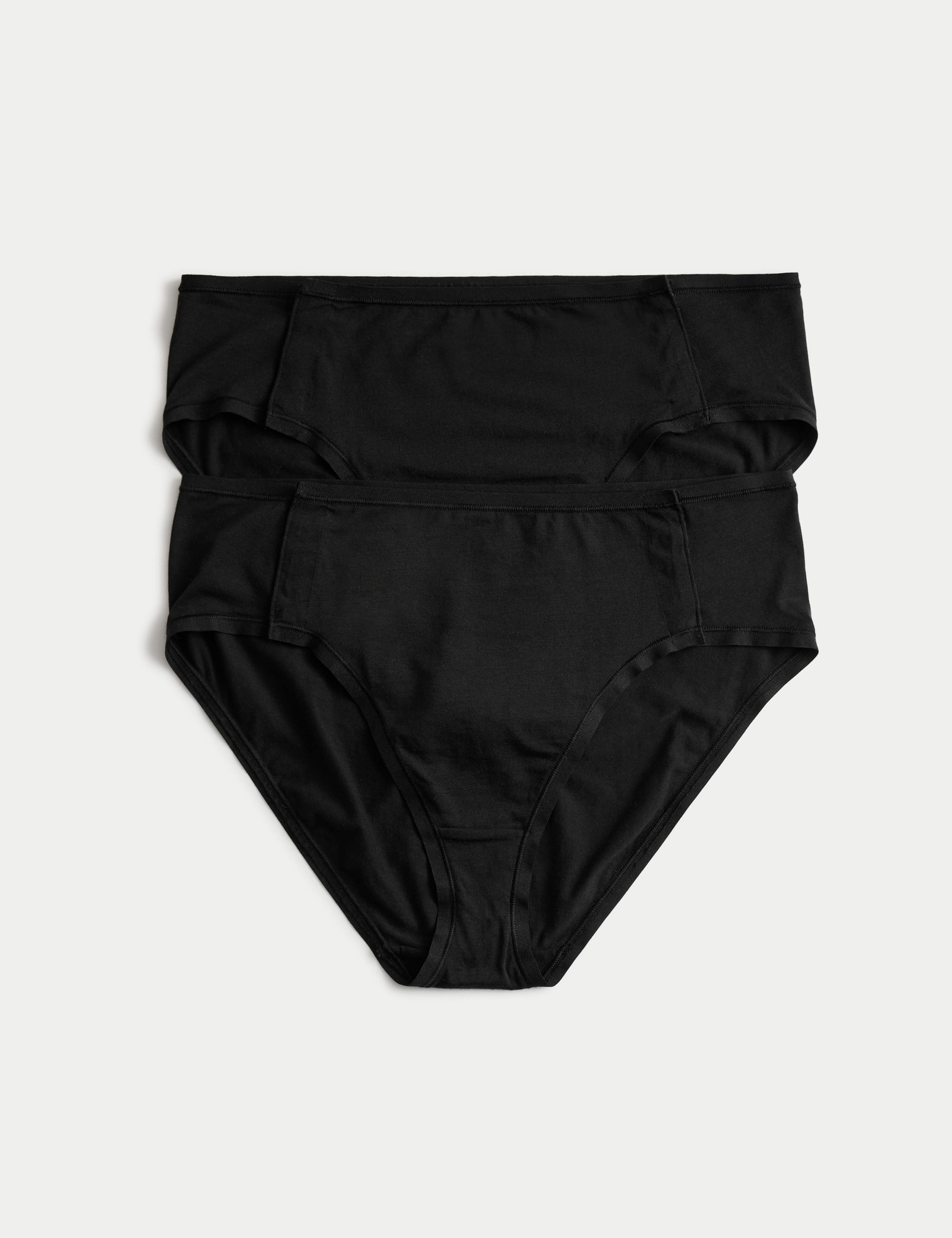 2pk Adaptable Poppers High Leg Knickers