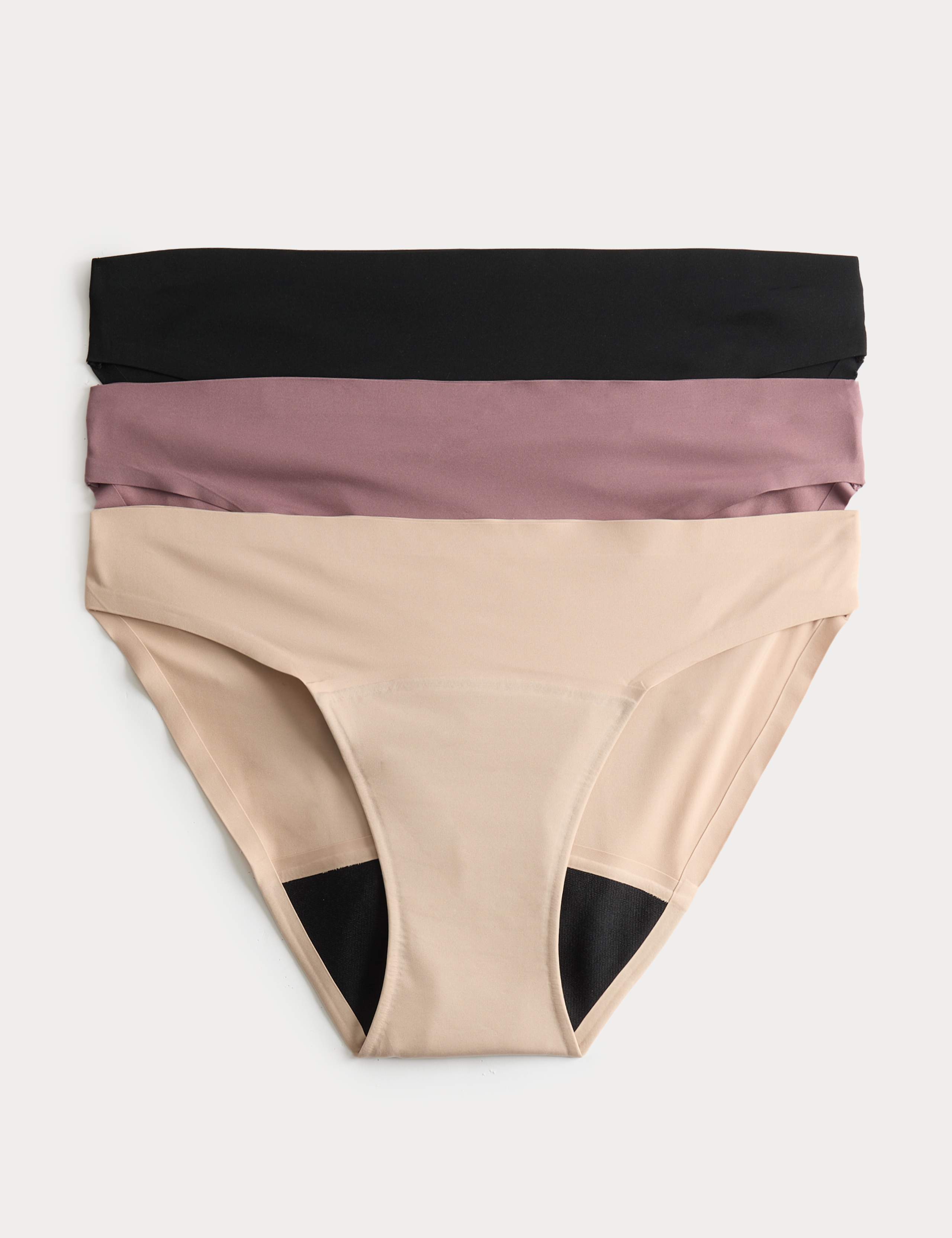 3 Pack No VPL Period Bikini Knickers