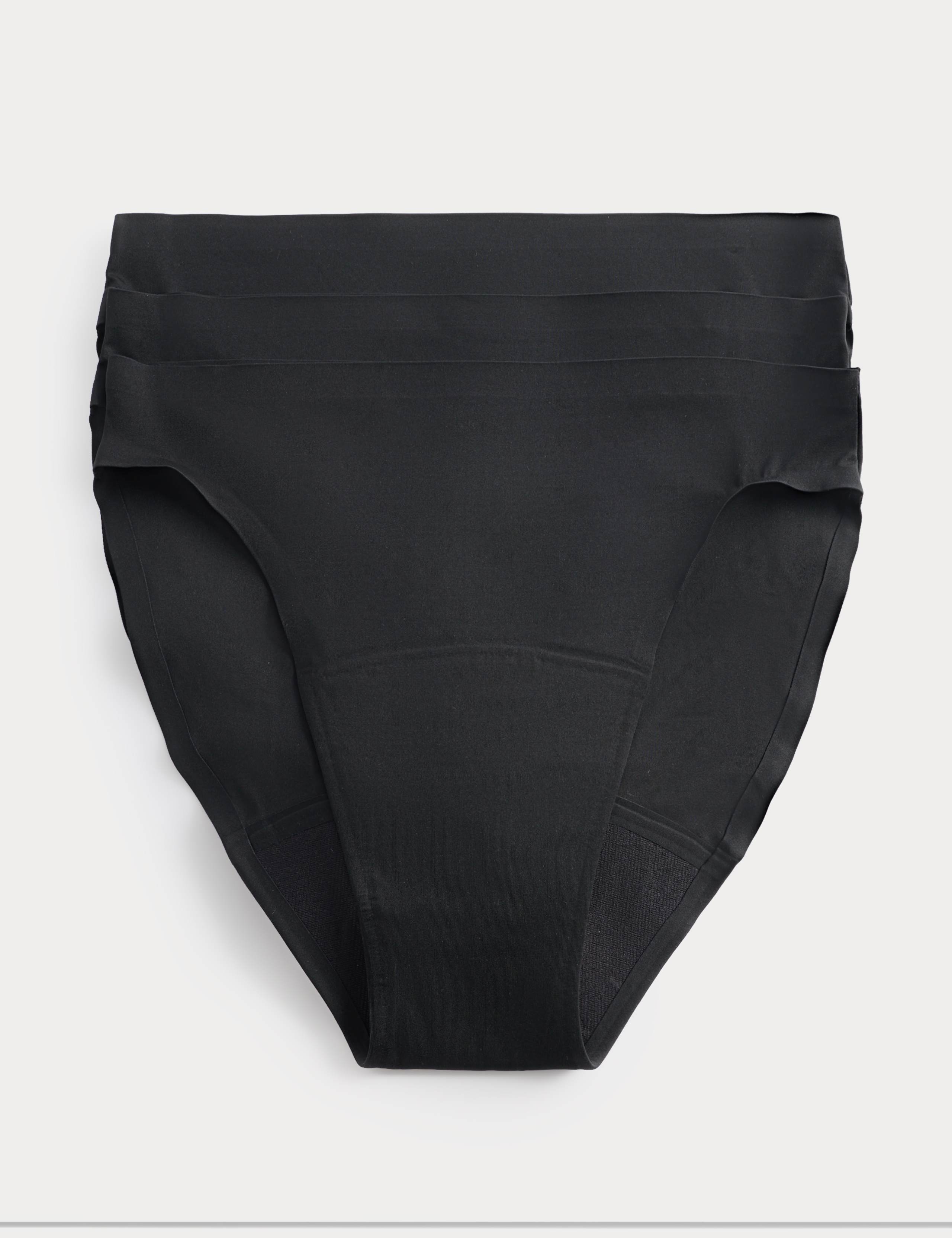 3 Pack No VPL Period High Leg Knickers