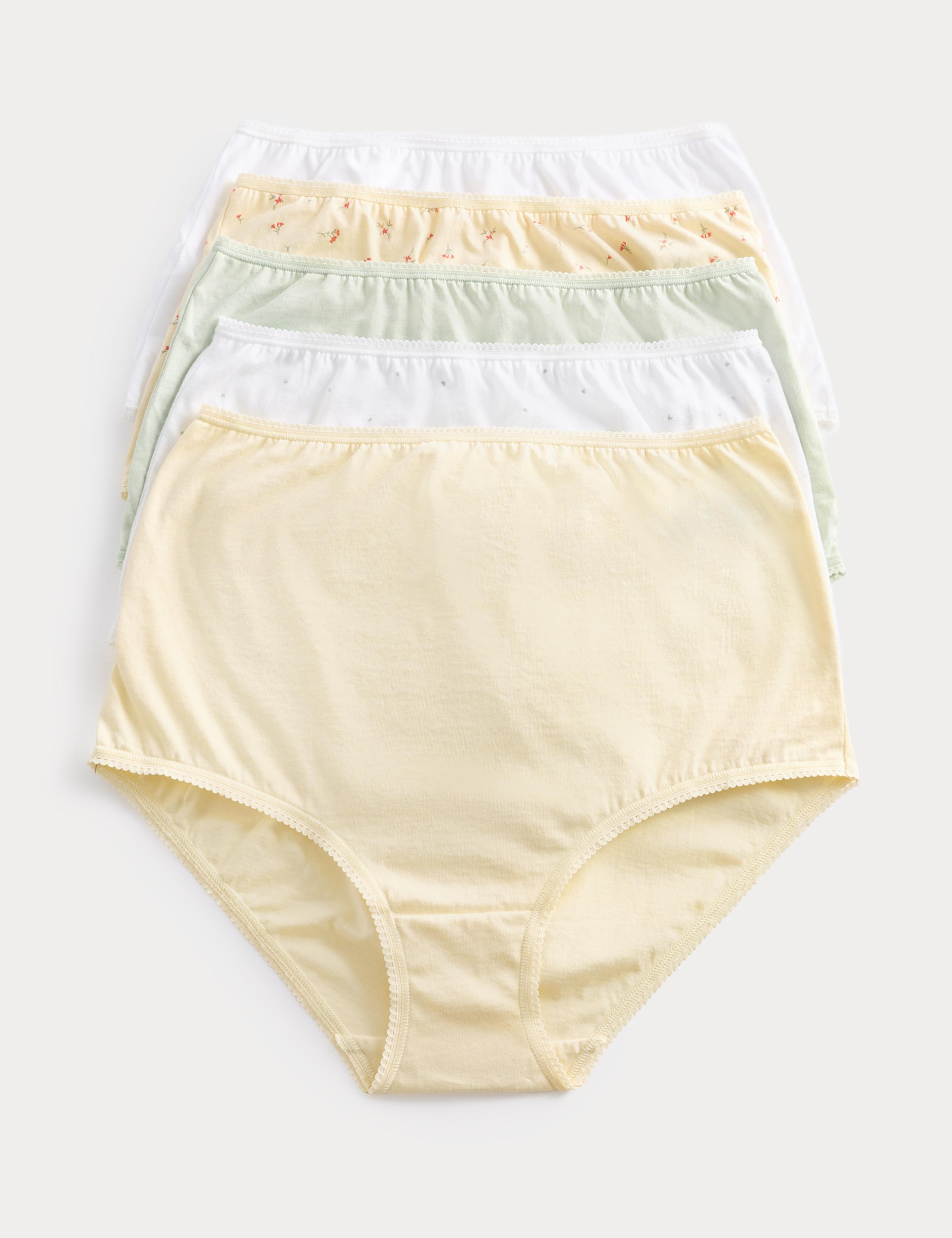 5pk Pure Cotton Full Briefs