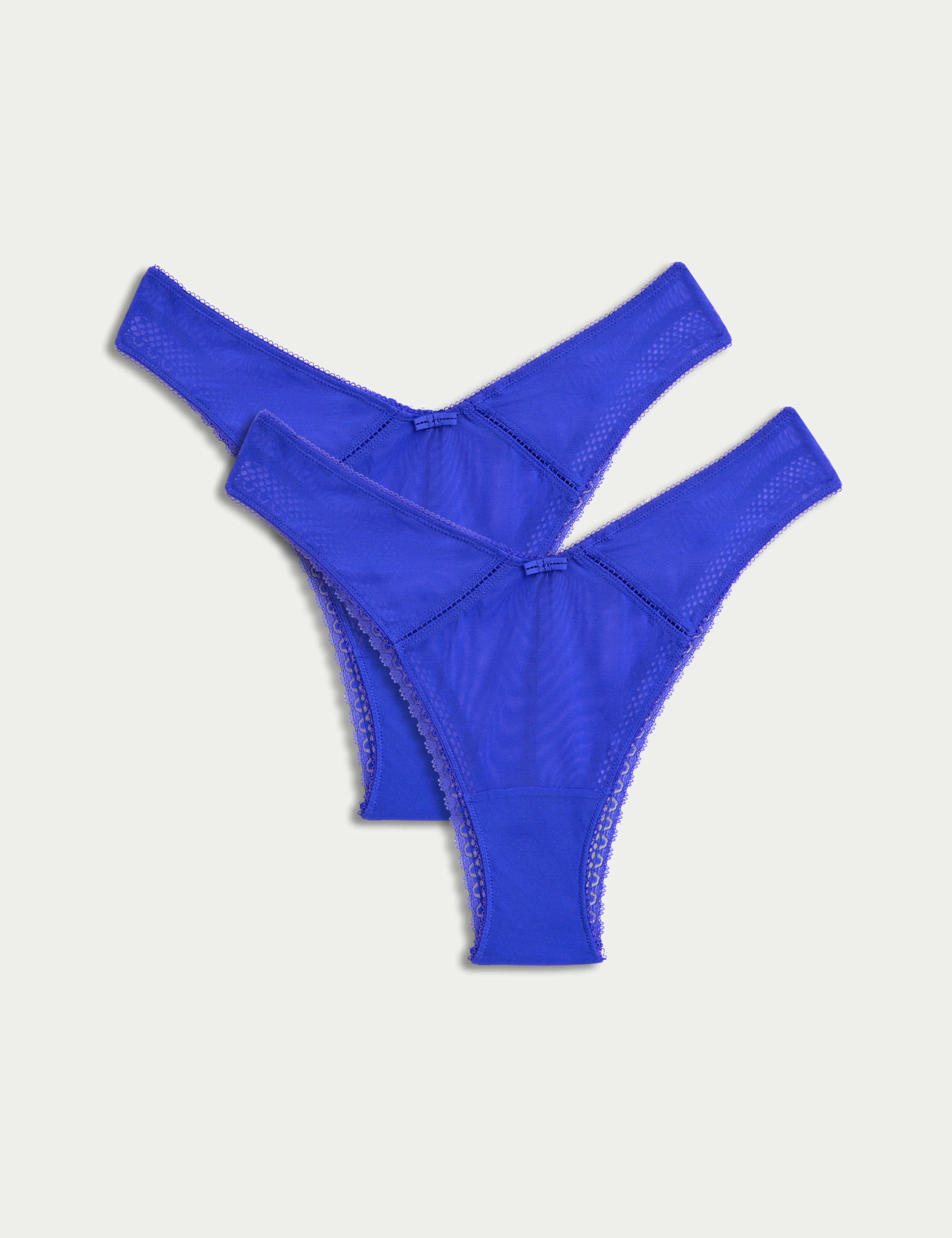 2Pk Mesh Miami Knickers