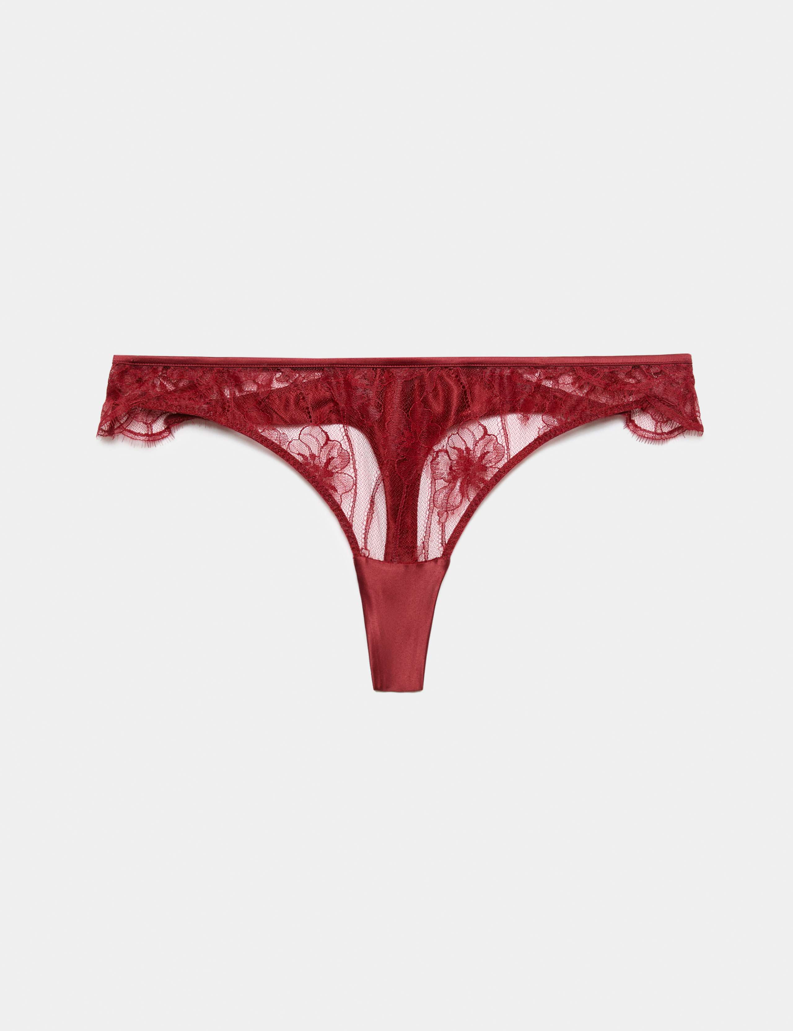 Belle Lace Quarter-Cup Balcony Bra Set A-E 2 of 6