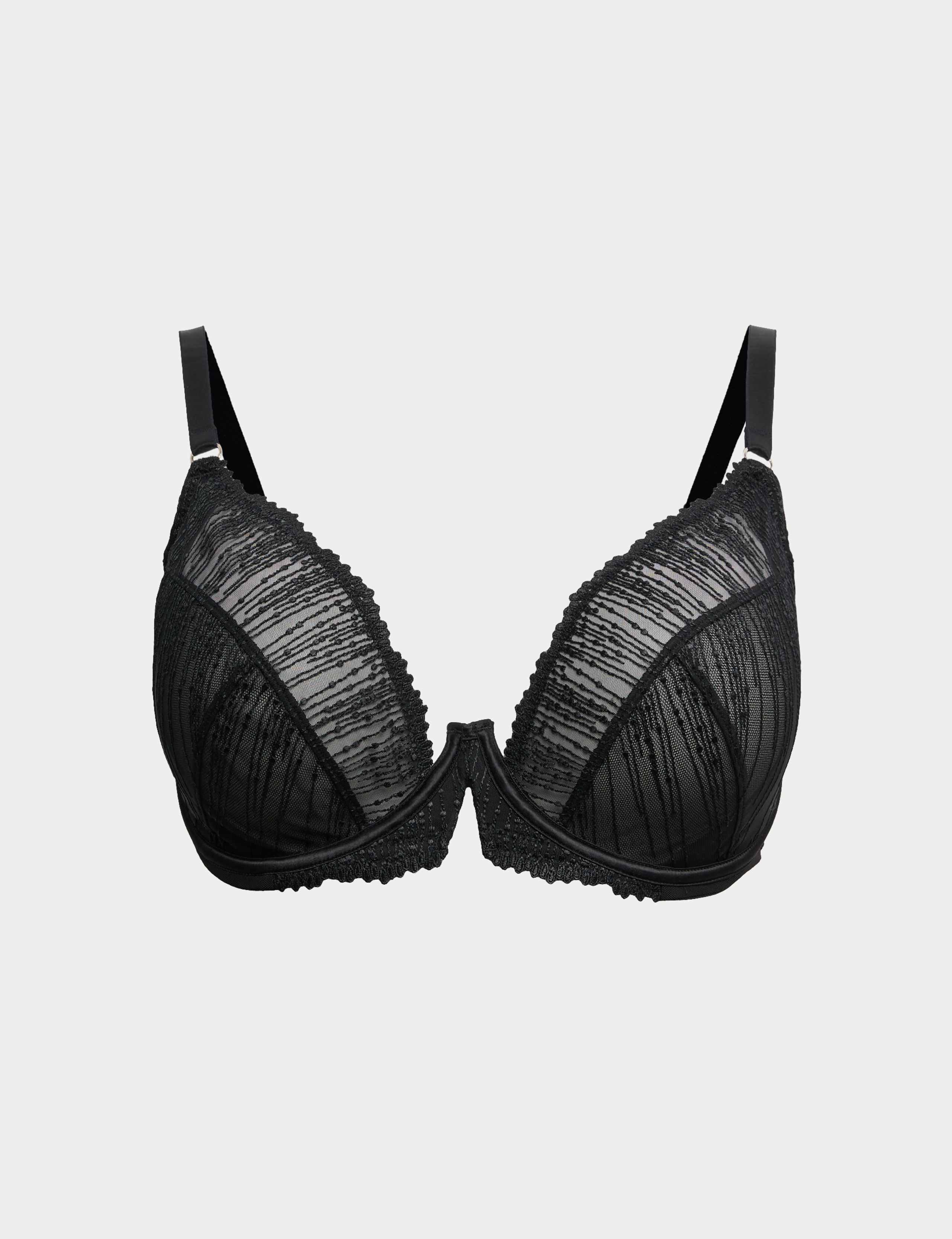 Florence Embroidery Wired Plunge Bra Set F-H 3 of 6