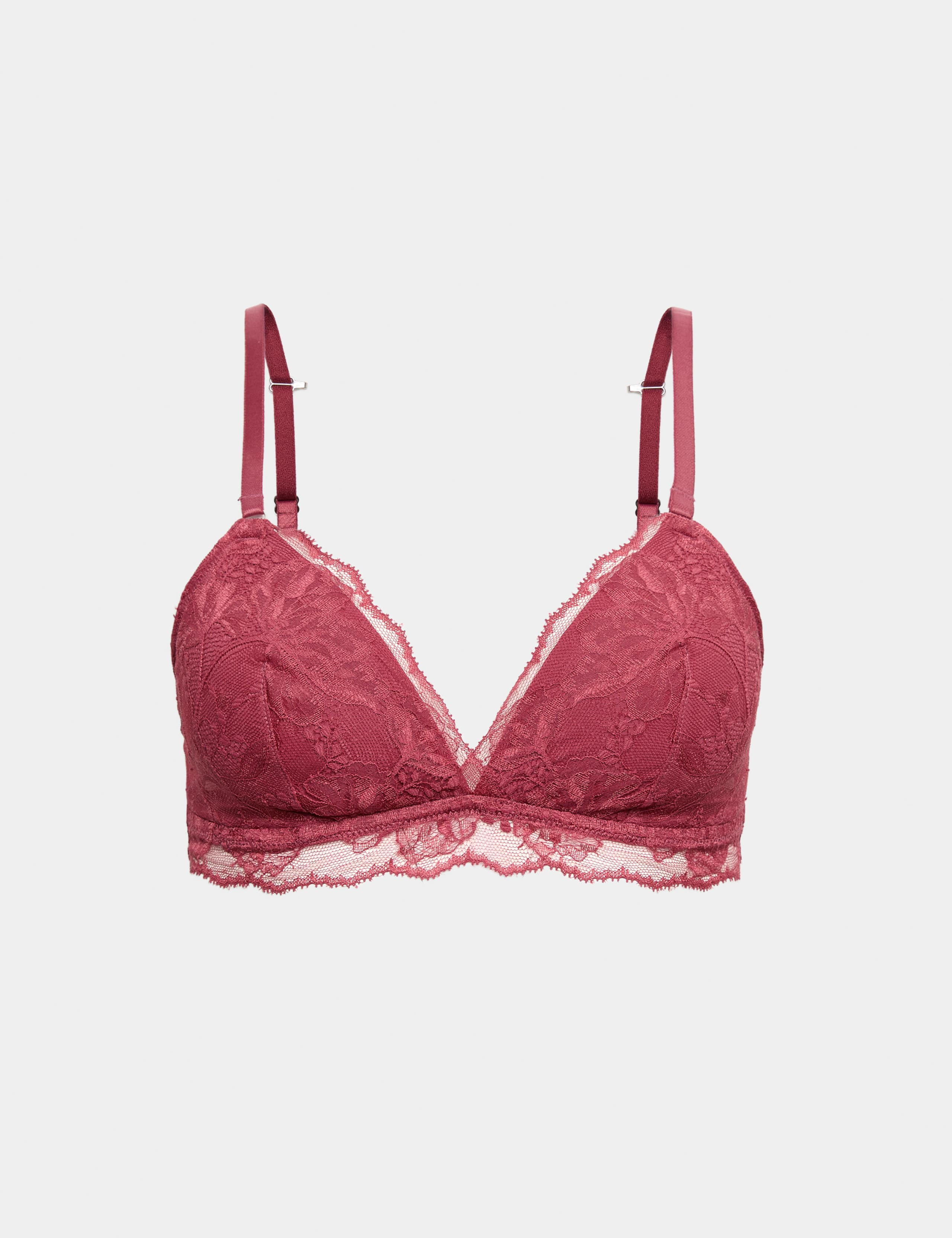 Savannah Lace Non Wired Plunge Bra Set A-E 1 of 6