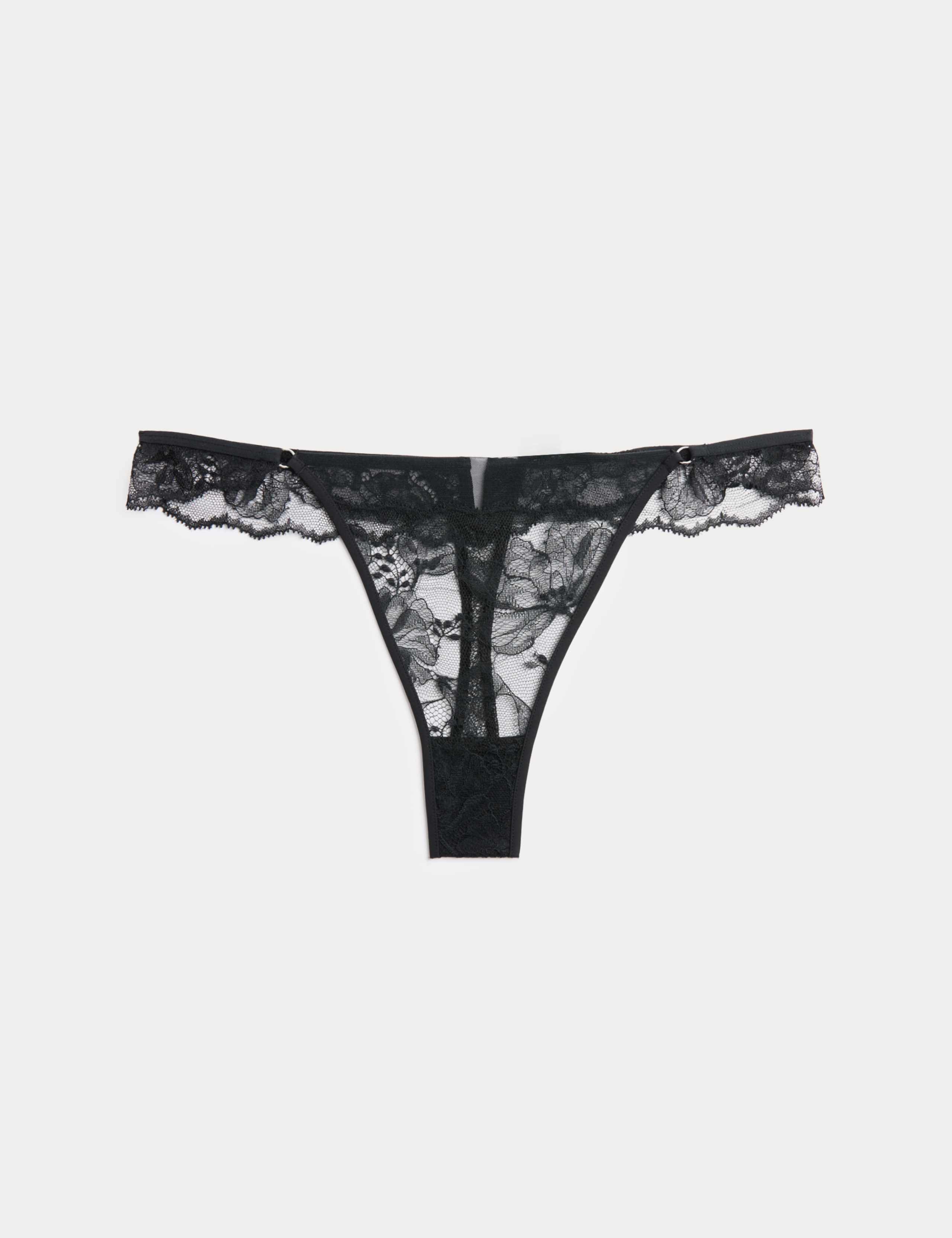 Savannah Lace Wired Plunge Bra Set A-E 2 of 6