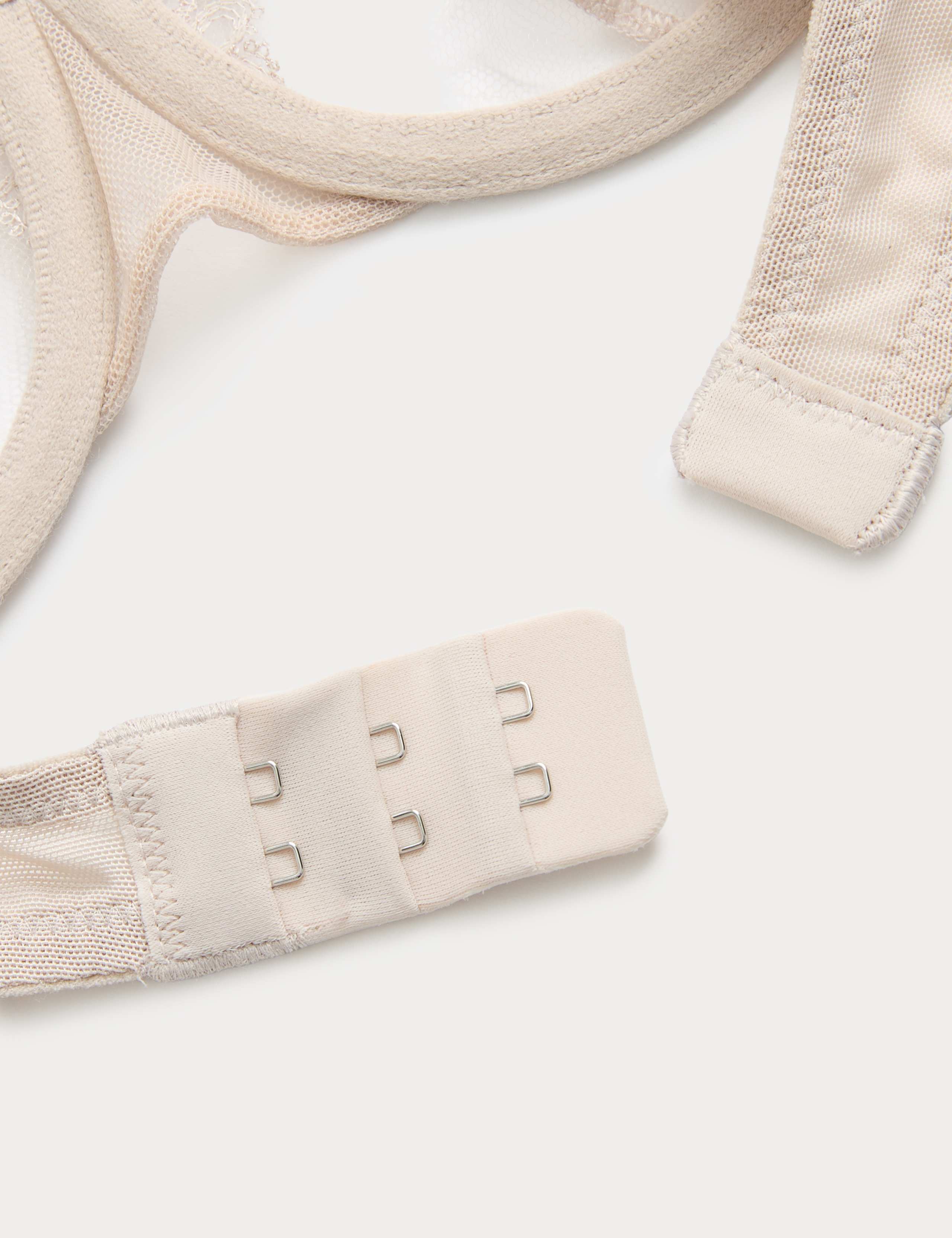 Seoul Embroidery Mesh Wired Balcony Bra Set A-E 6 of 6