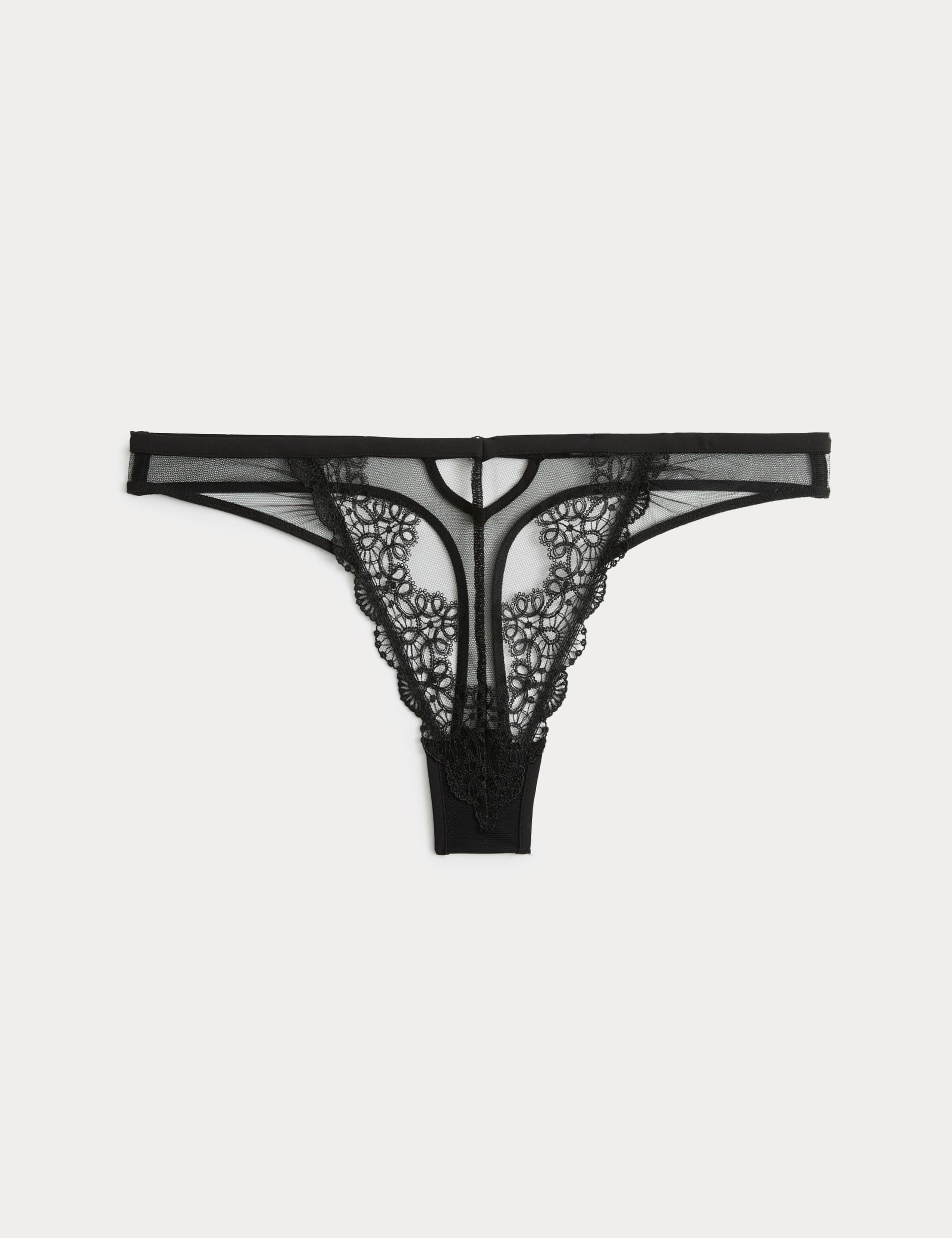 Seoul Embroidery Mesh Suspender Set 2 of 9