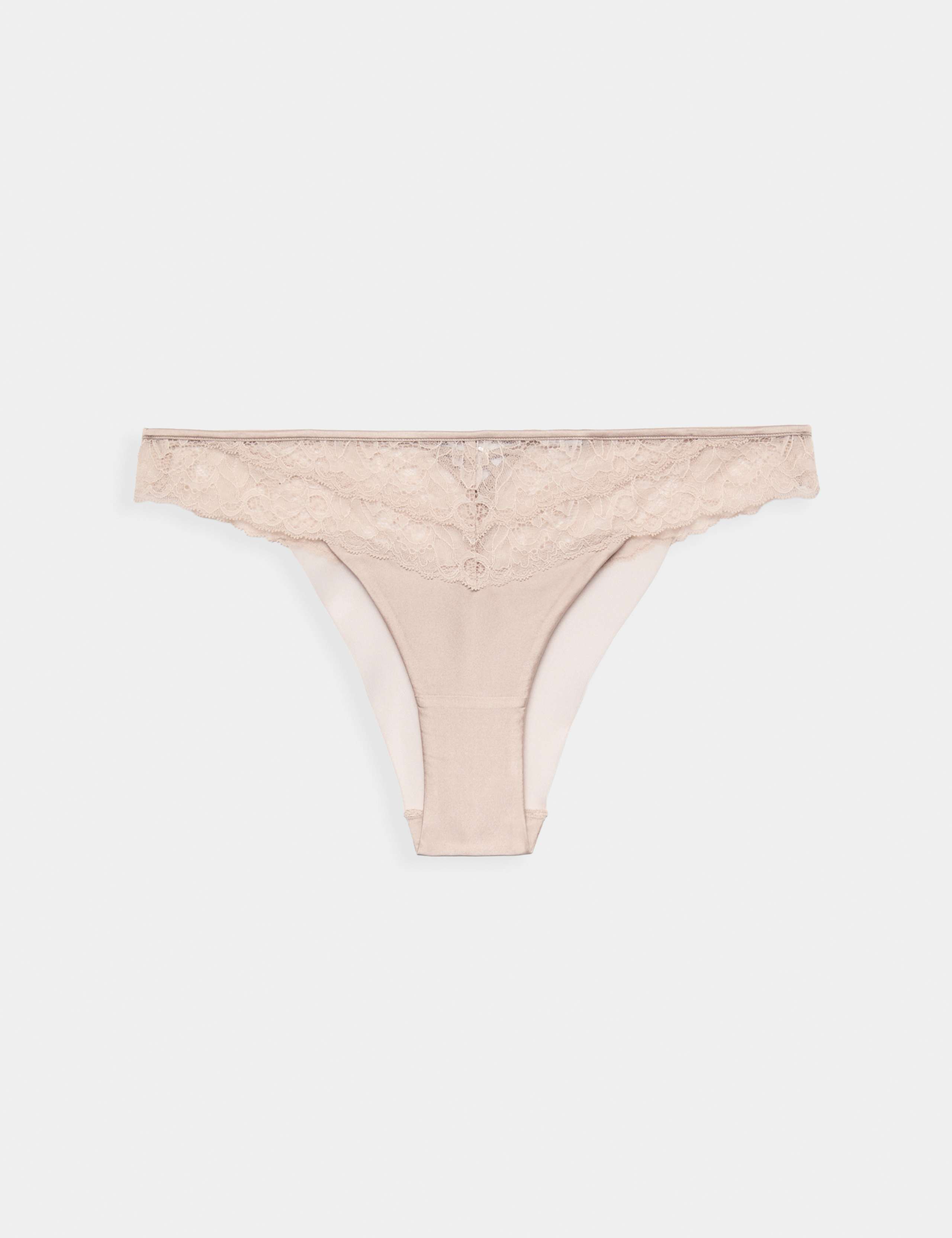 Silk & Lace Wired Demi Cup Bra Set A-E 2 of 6