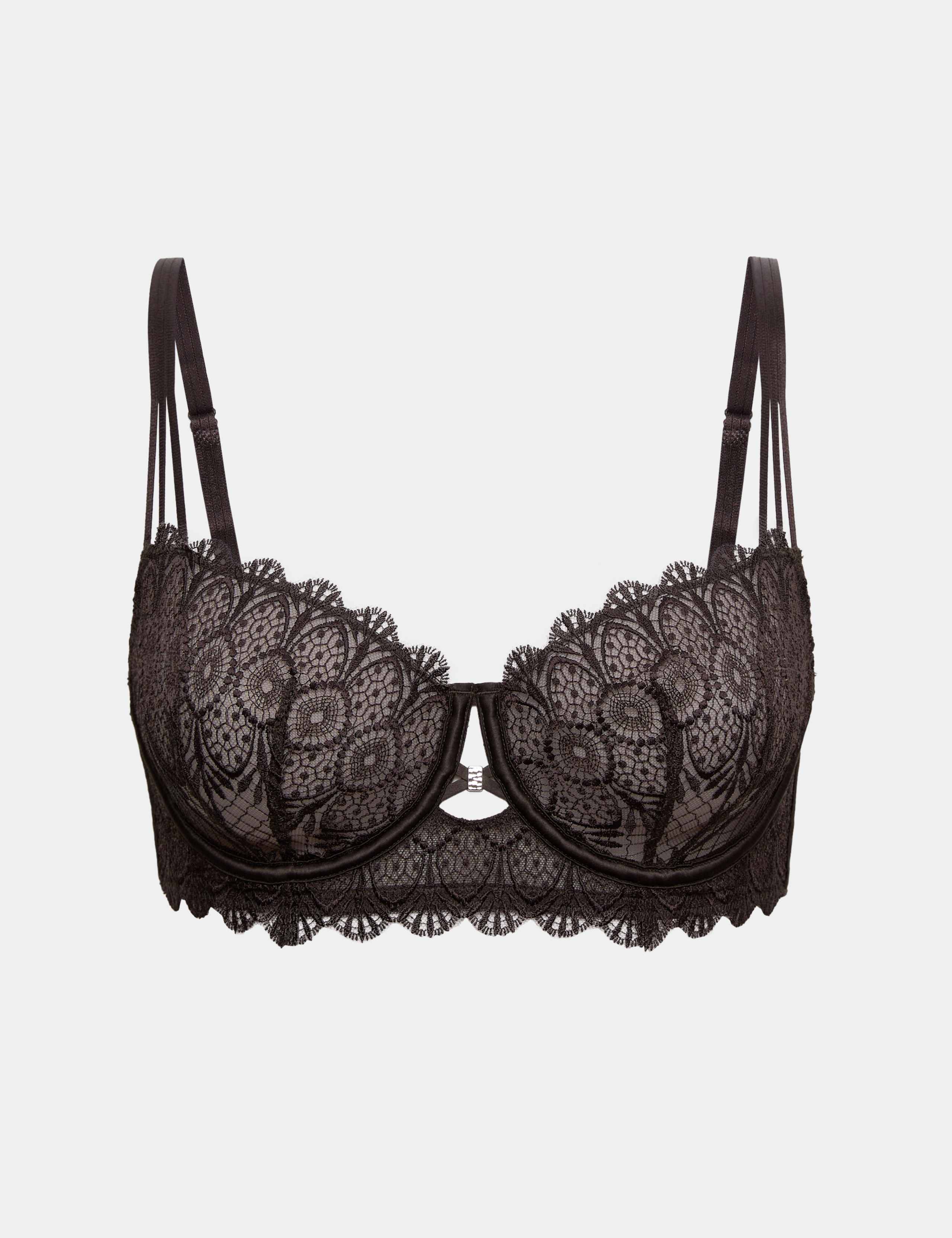 Adjustable Lace Wired Balcony Bra