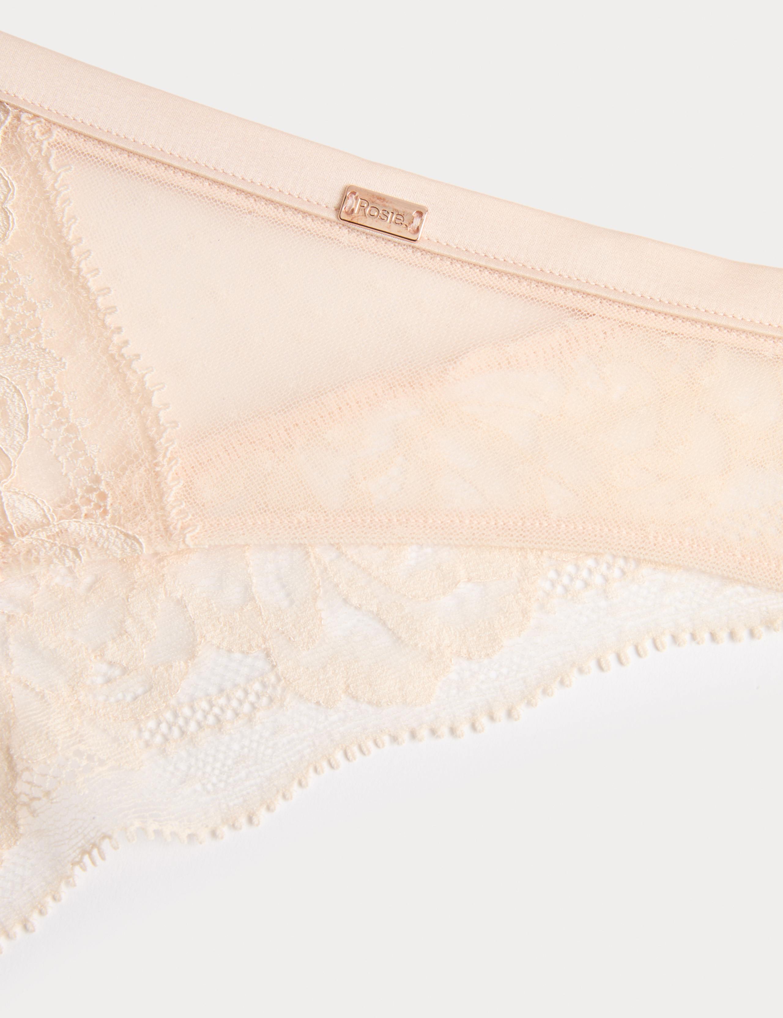Silk & Lace Wired Balcony Bra Set 5 of 6