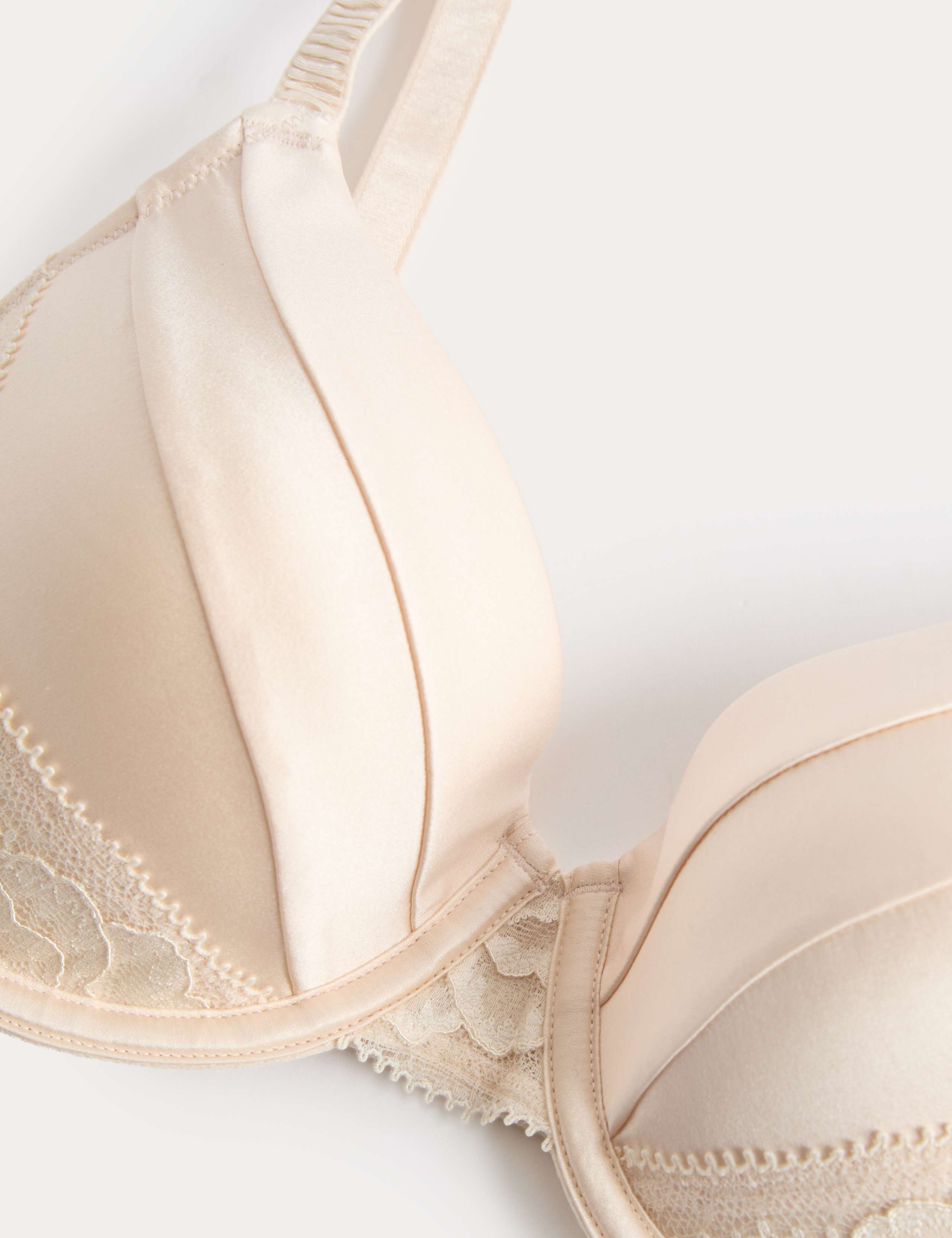 Silk & Lace Wired Full Cup Bra Set A-E 5 of 6