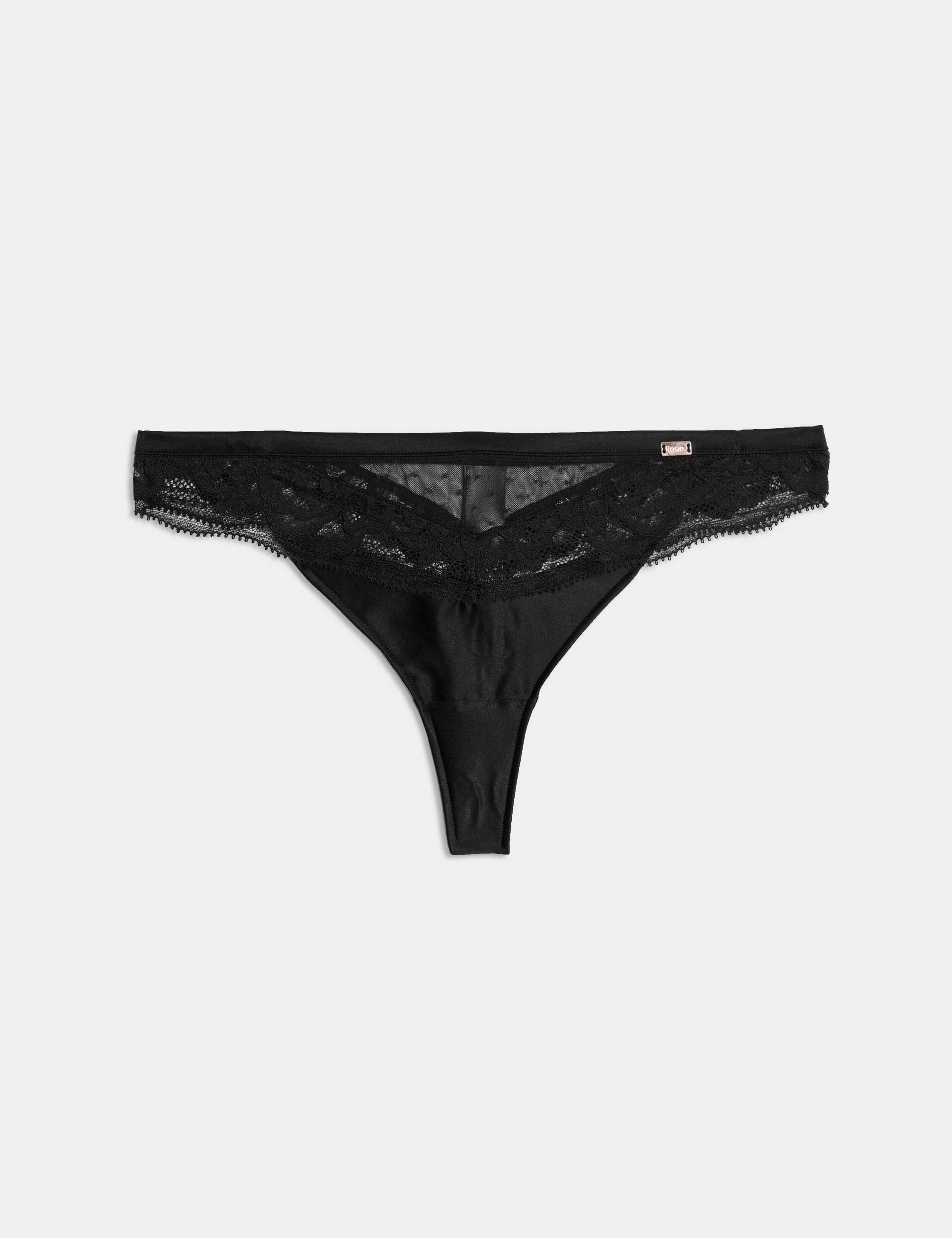 Silk & Lace Wired Balcony Bra Set 2 of 6