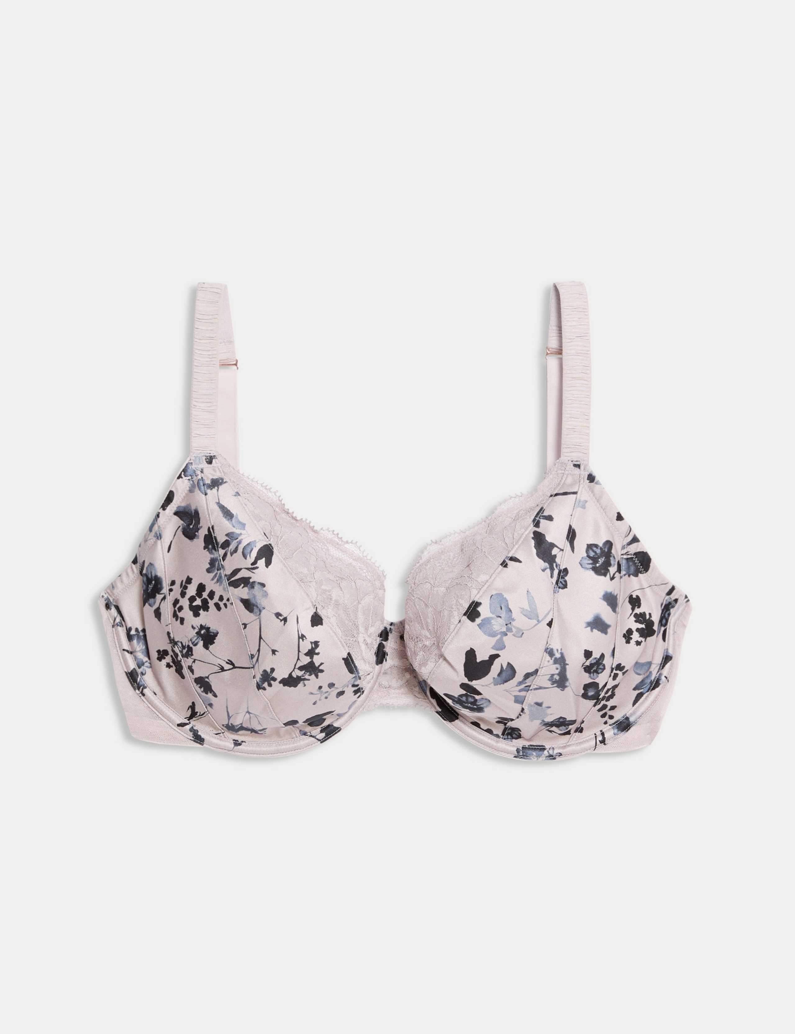 Senna Silk & Lace Wired Plunge Bra