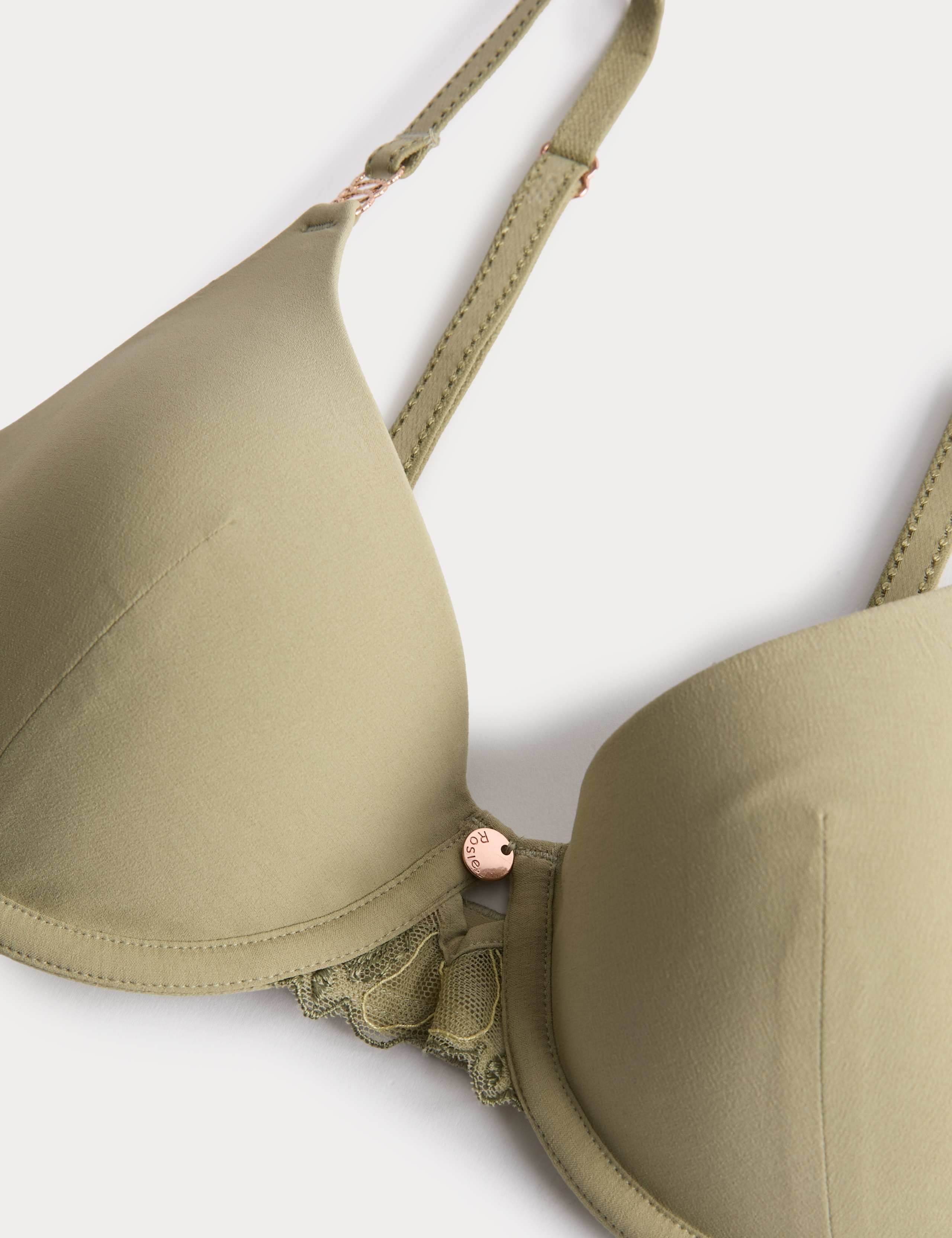 Ianthe Embroidery Wired Scoop Demi Bra Set A-E 4 of 6