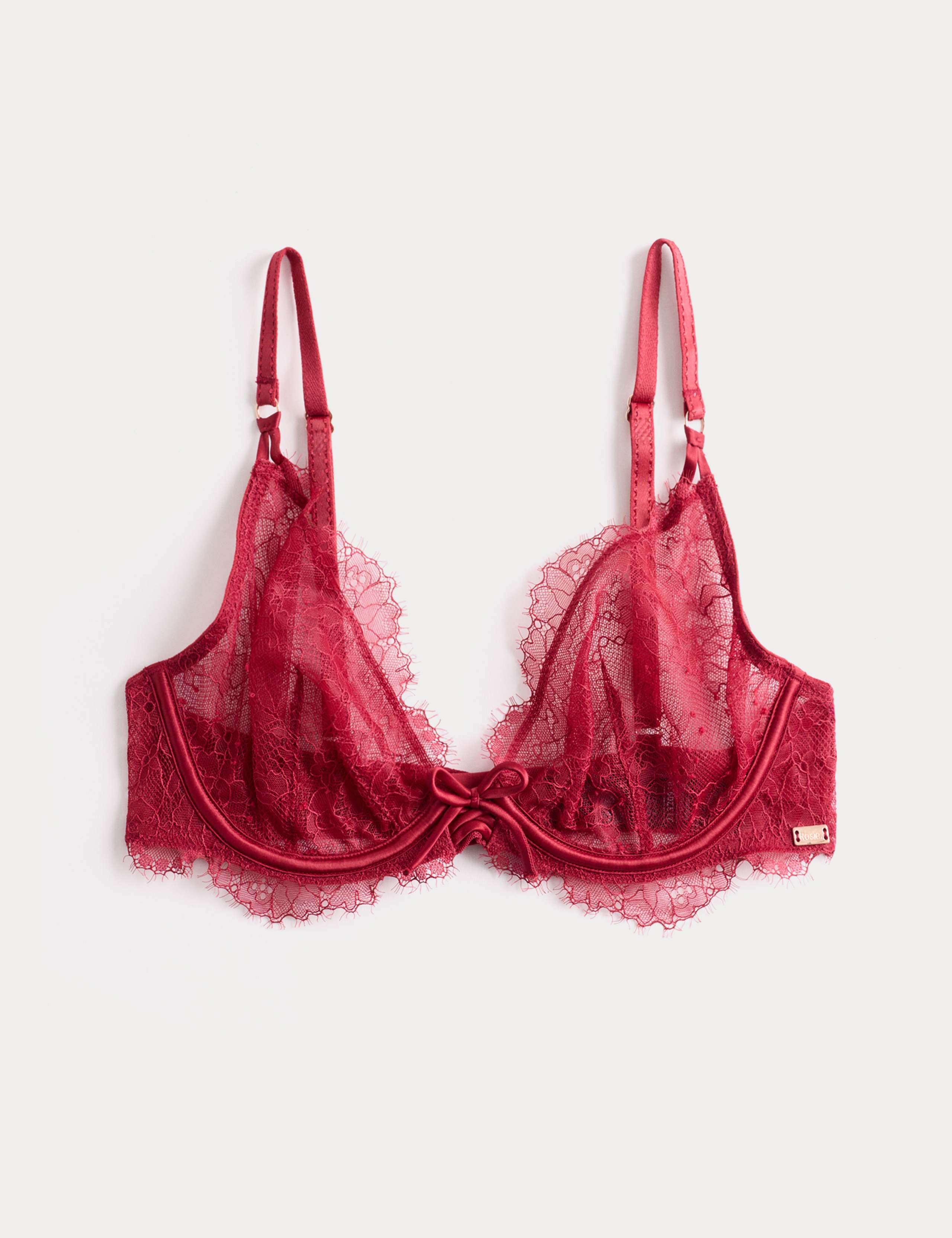 Forget Me Not Lace Wired Plunge Bra