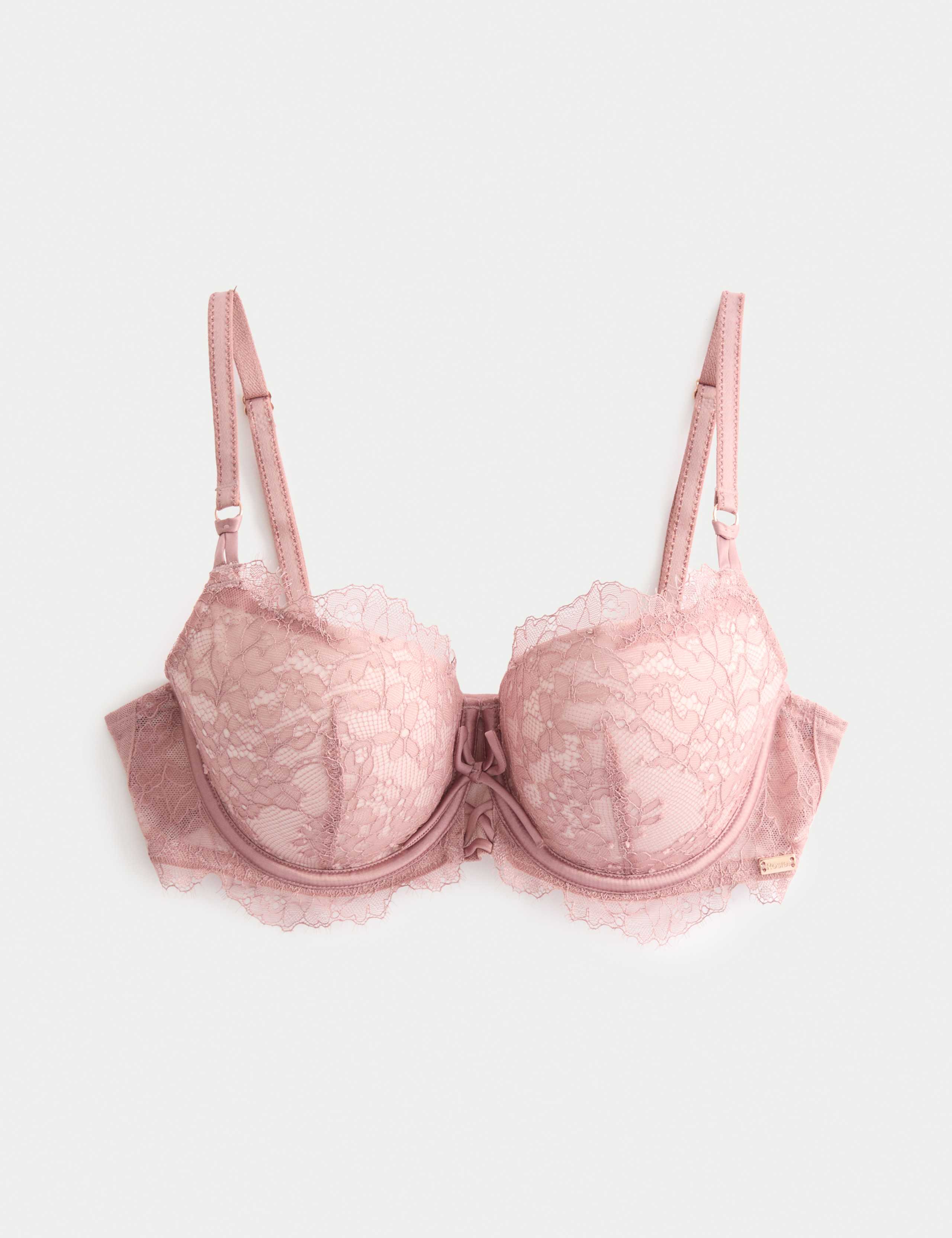 Forget Me Not Lace Wired Balcony Bra (A-E)