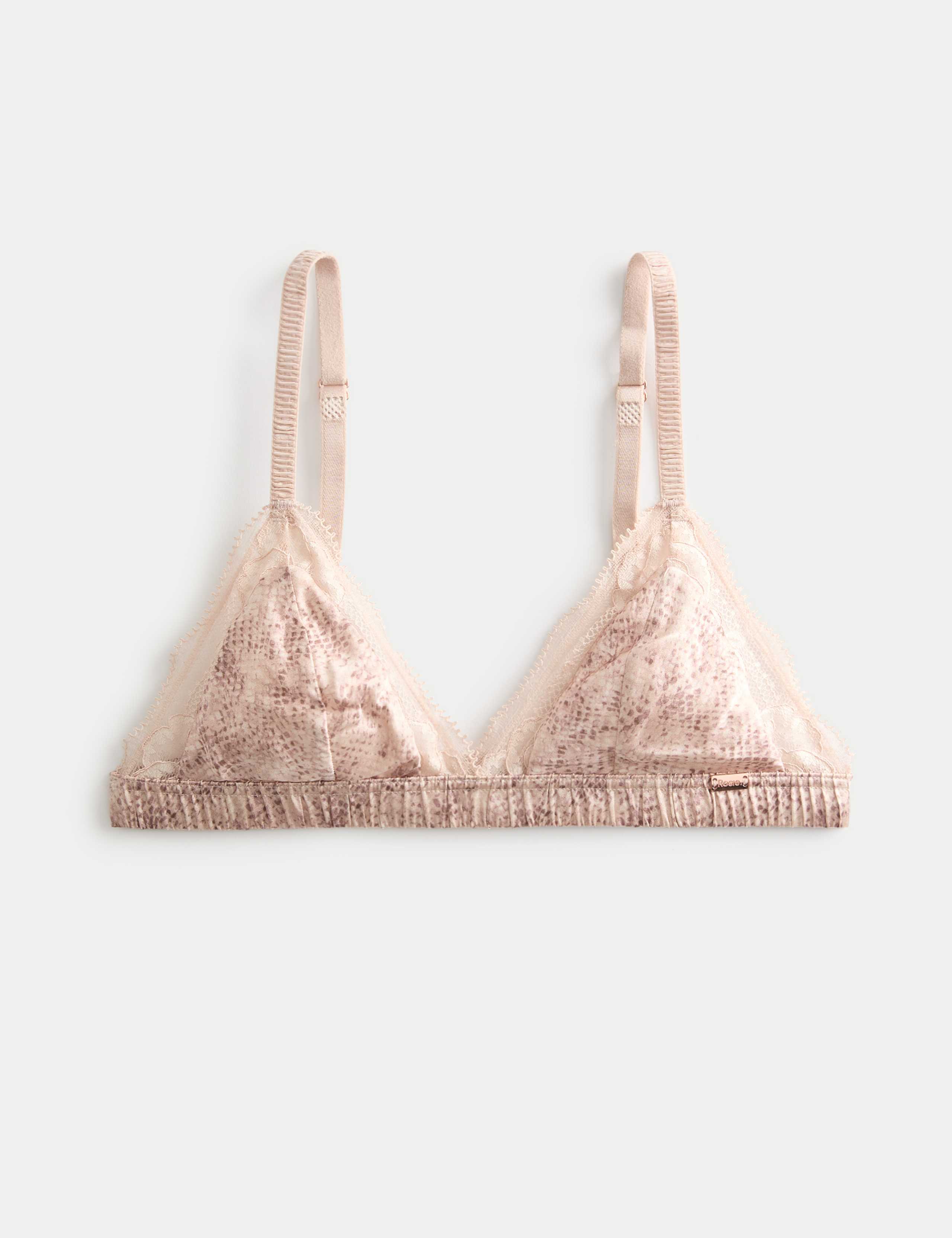 Rosalie Silk & Lace Non Wired Bralette (A-E)