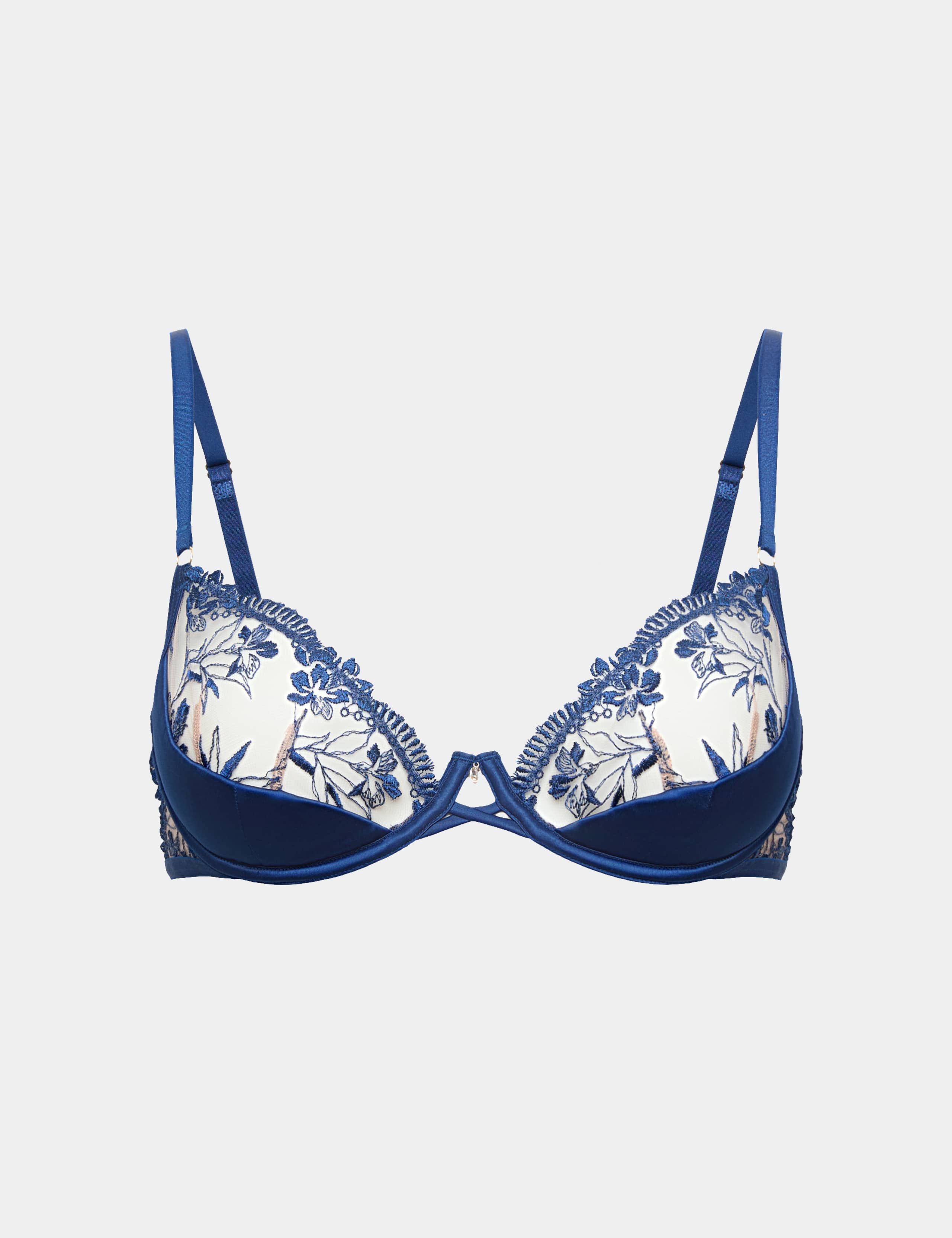 Alessia Embroidery Wired Balcony Bra Set A-E 1 of 6