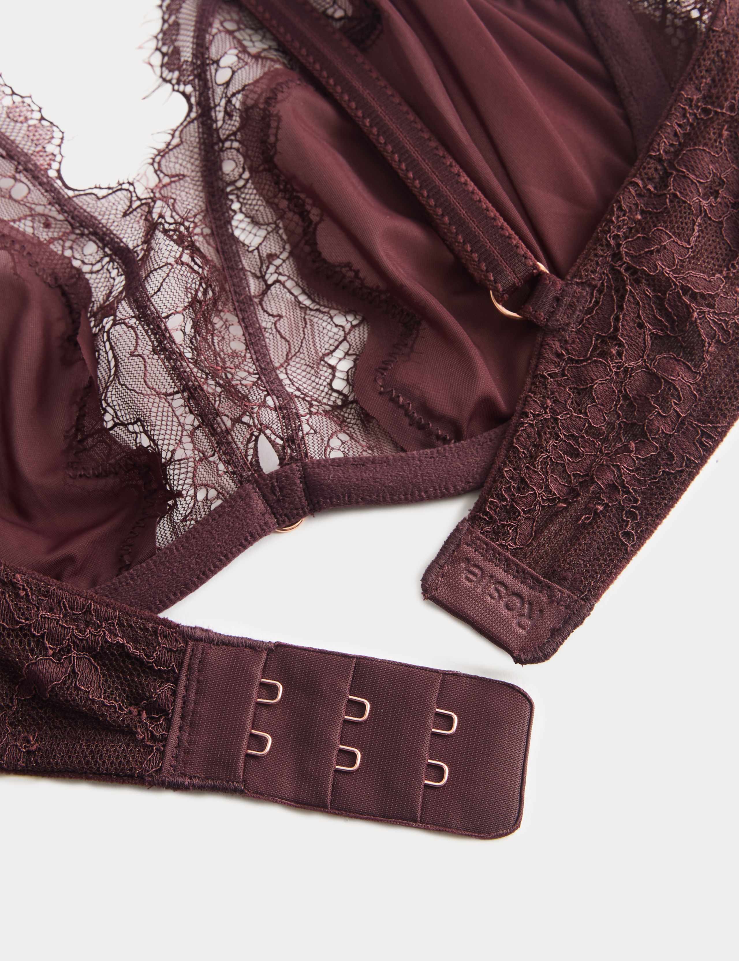 Nolana Lace Wired Plunge Bra Set A-E 6 of 6