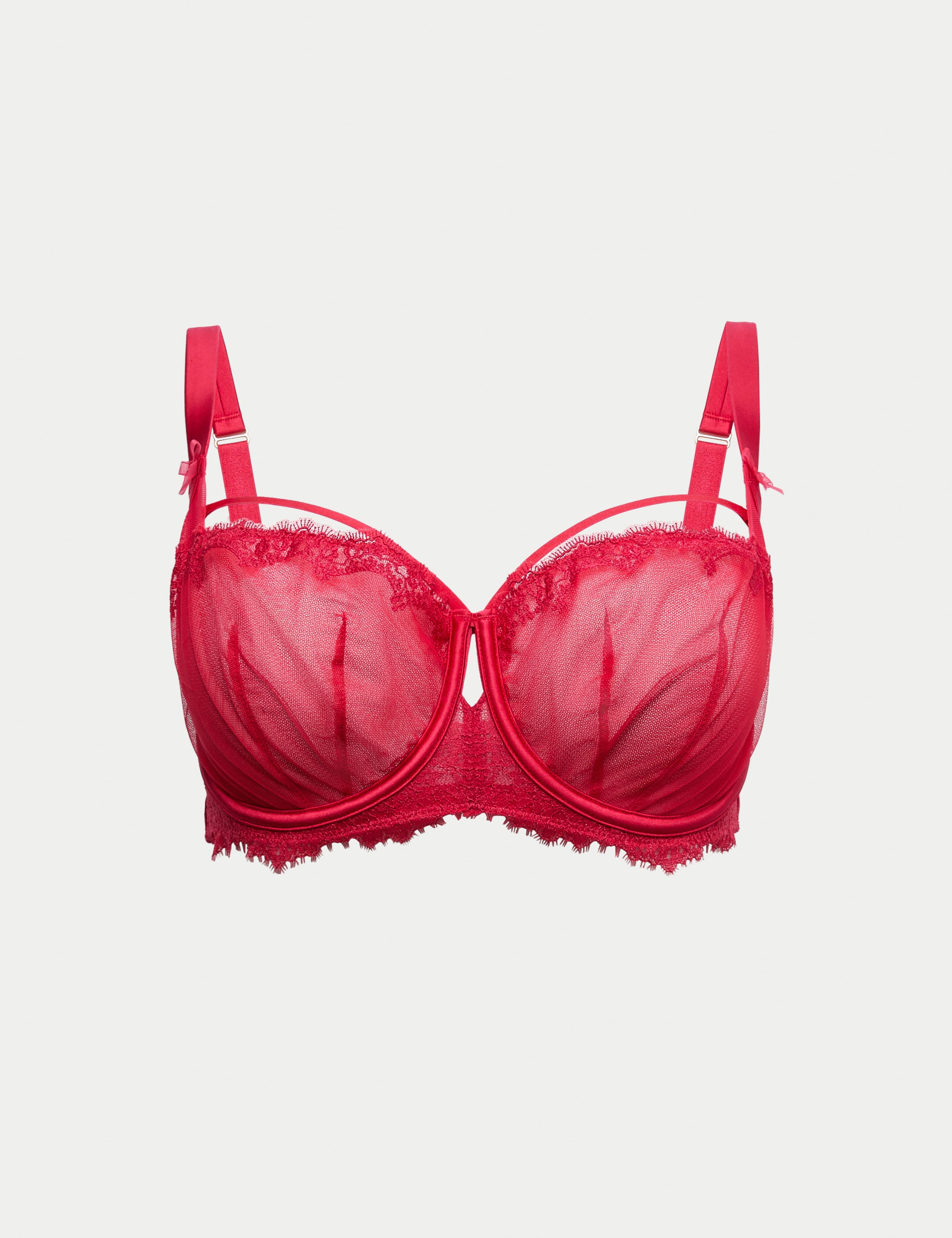 Magda Embroidery Wired Balcony Bra (F-H)