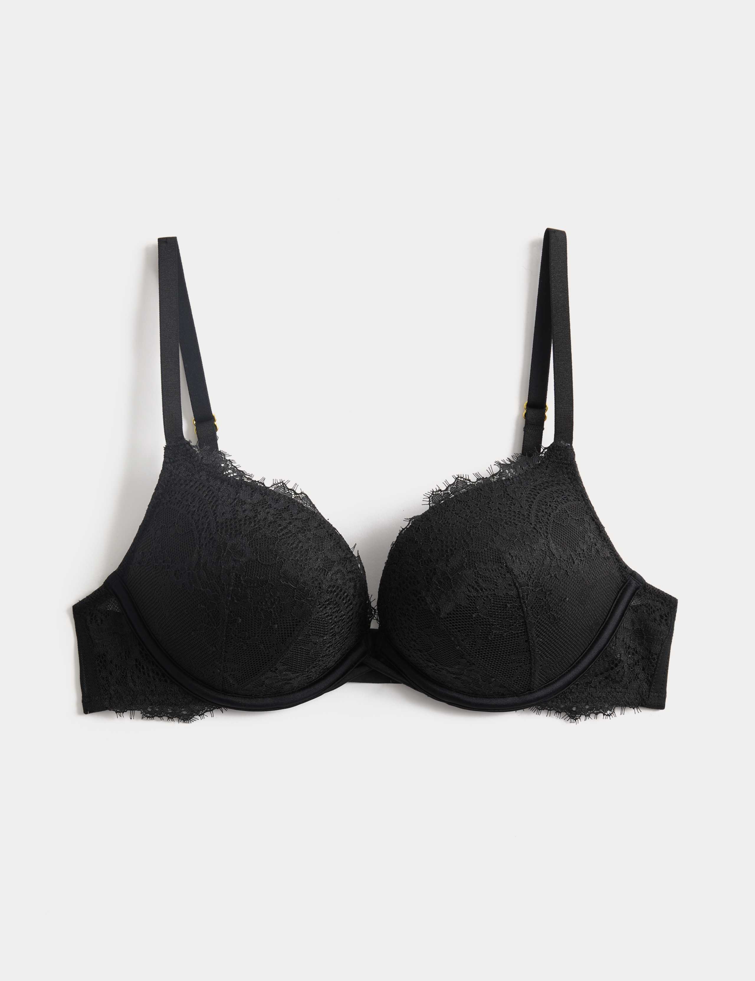 Lace Double Boost Push-Up Plunge Bra Set A-D 1 of 6