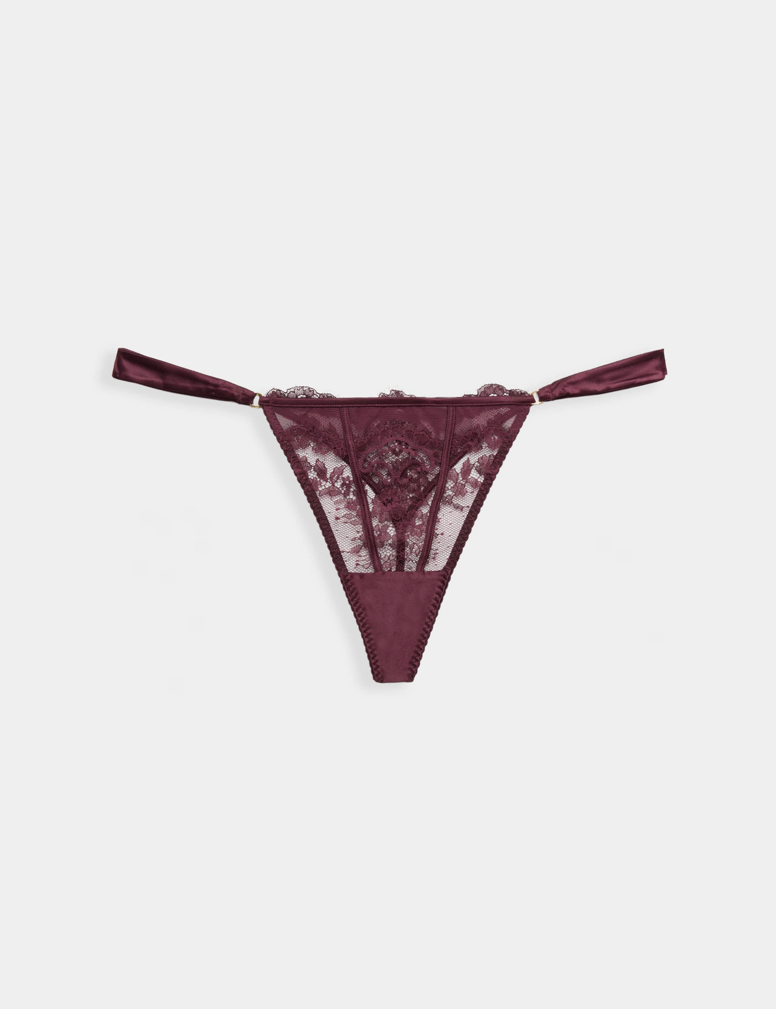 Stella Lace Wired Plunge Bra Set A-E 2 of 6