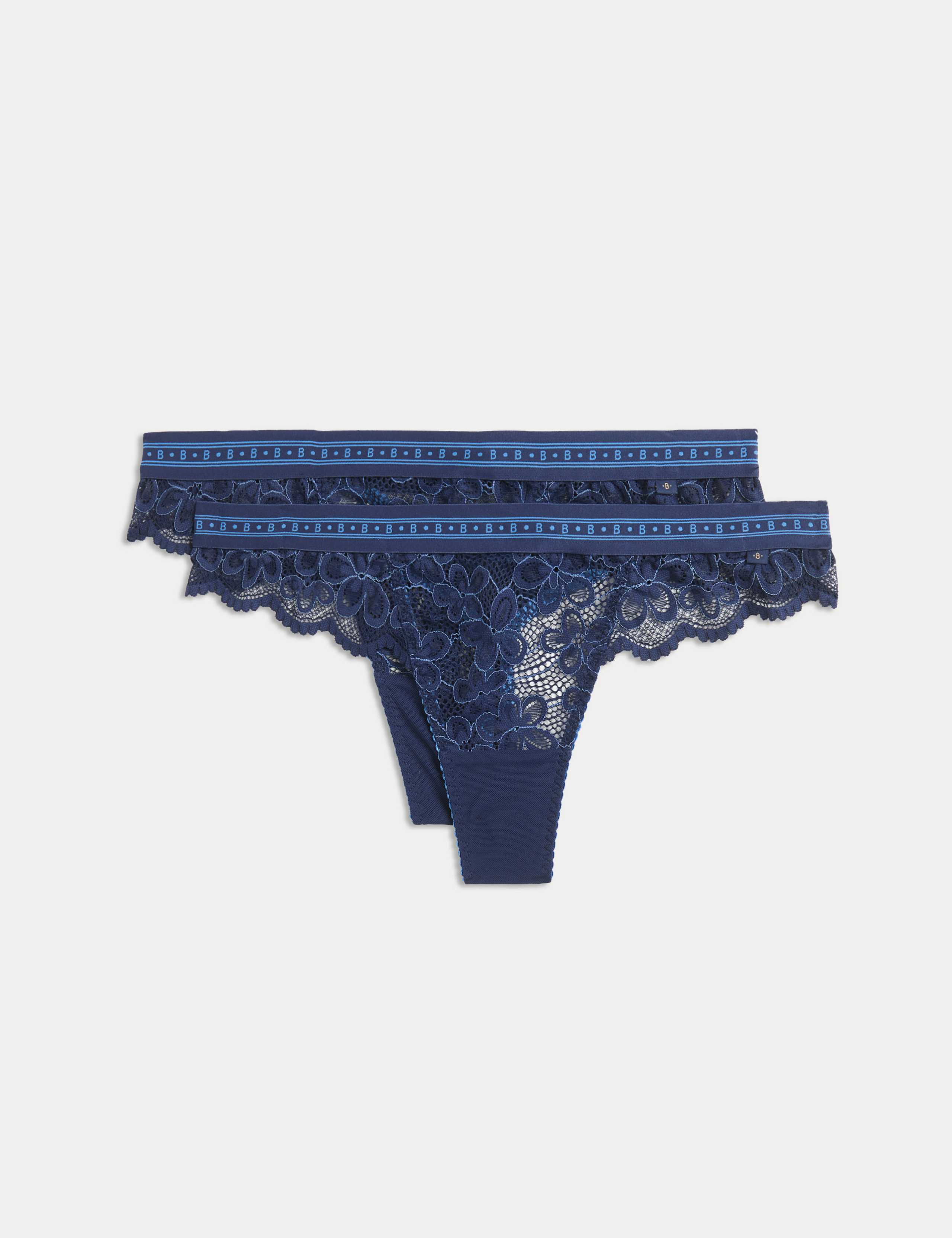 2pk Cleo Lace Thongs