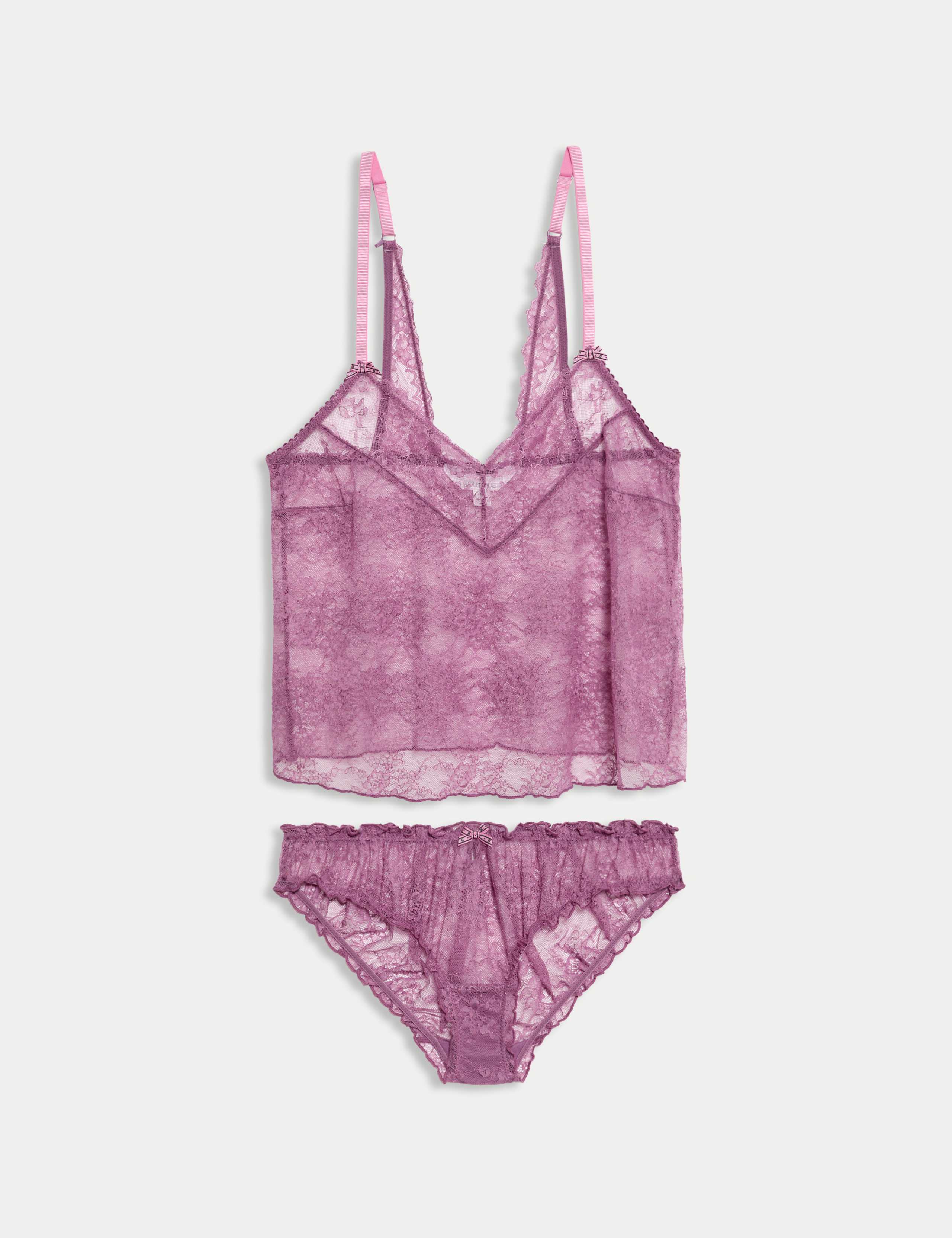 Anna Lace Camisole & French Knickers Set