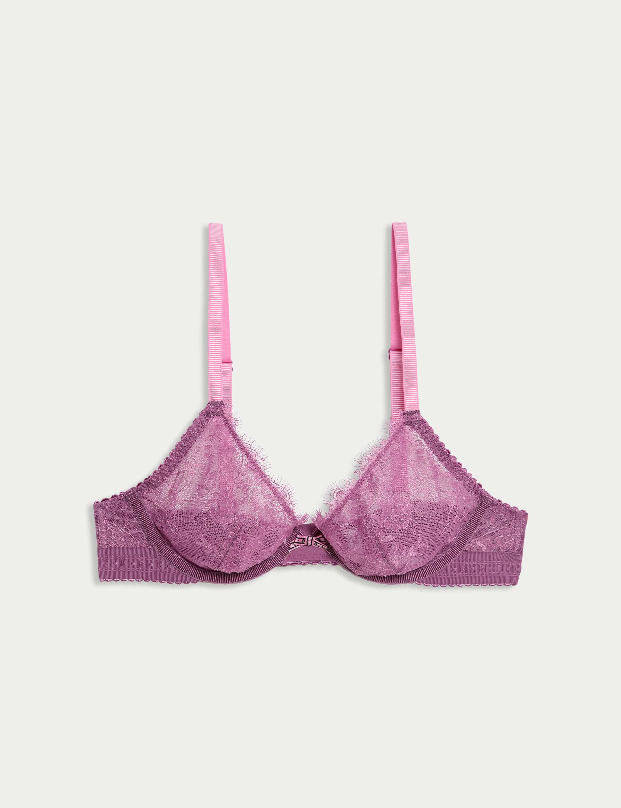 Anna Lace Wired Plunge Bra (A-E)