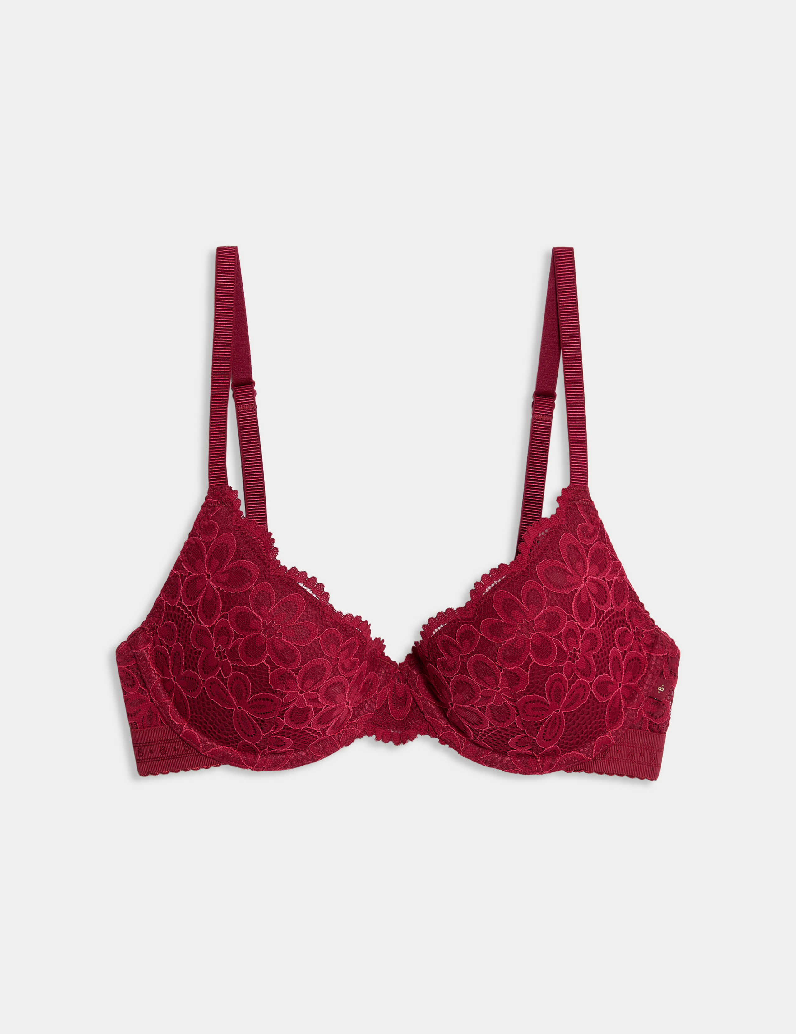 Cleo Lace Wired Demi Cup Bra (A-E)
