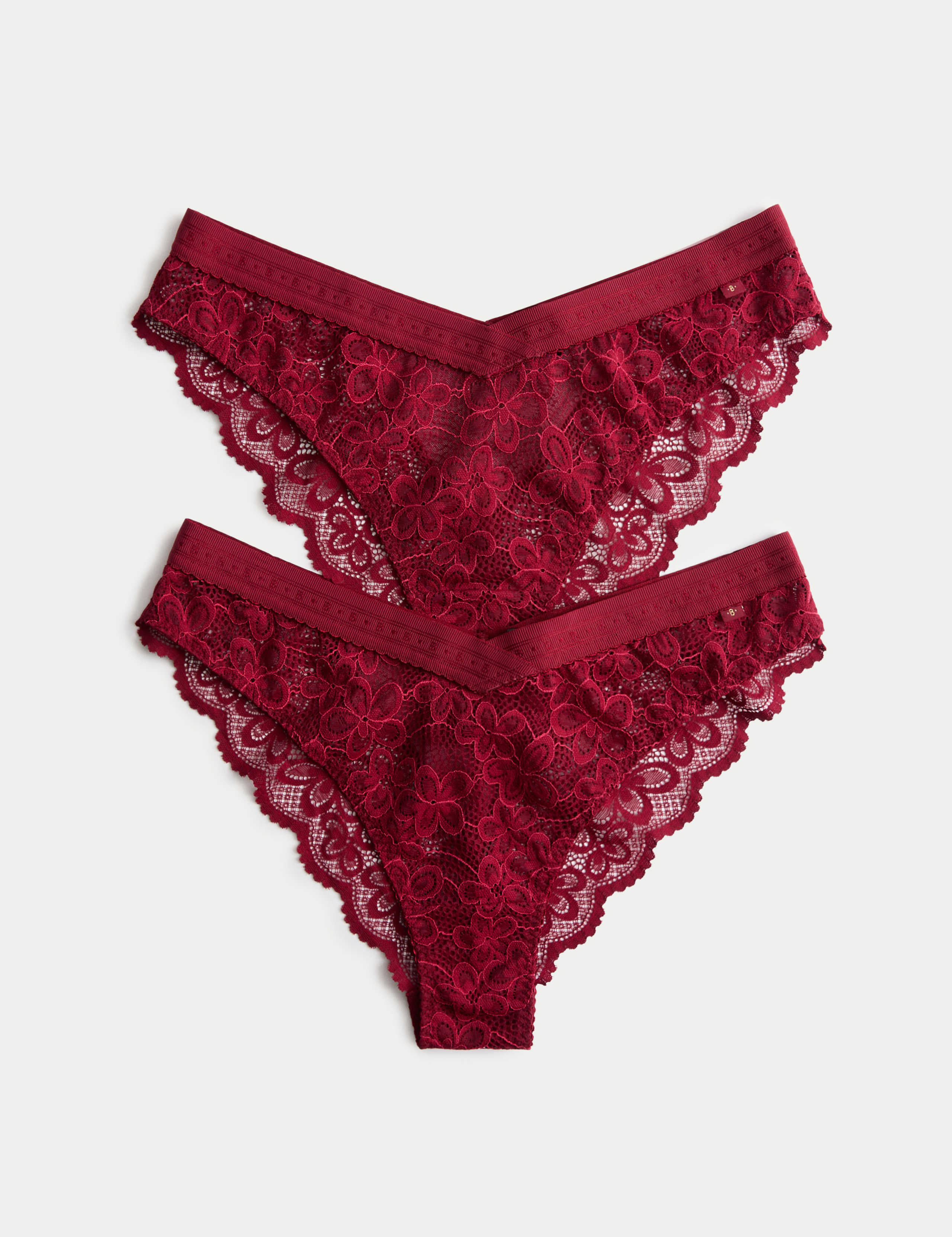 2pk Cleo Lace Miami Knickers