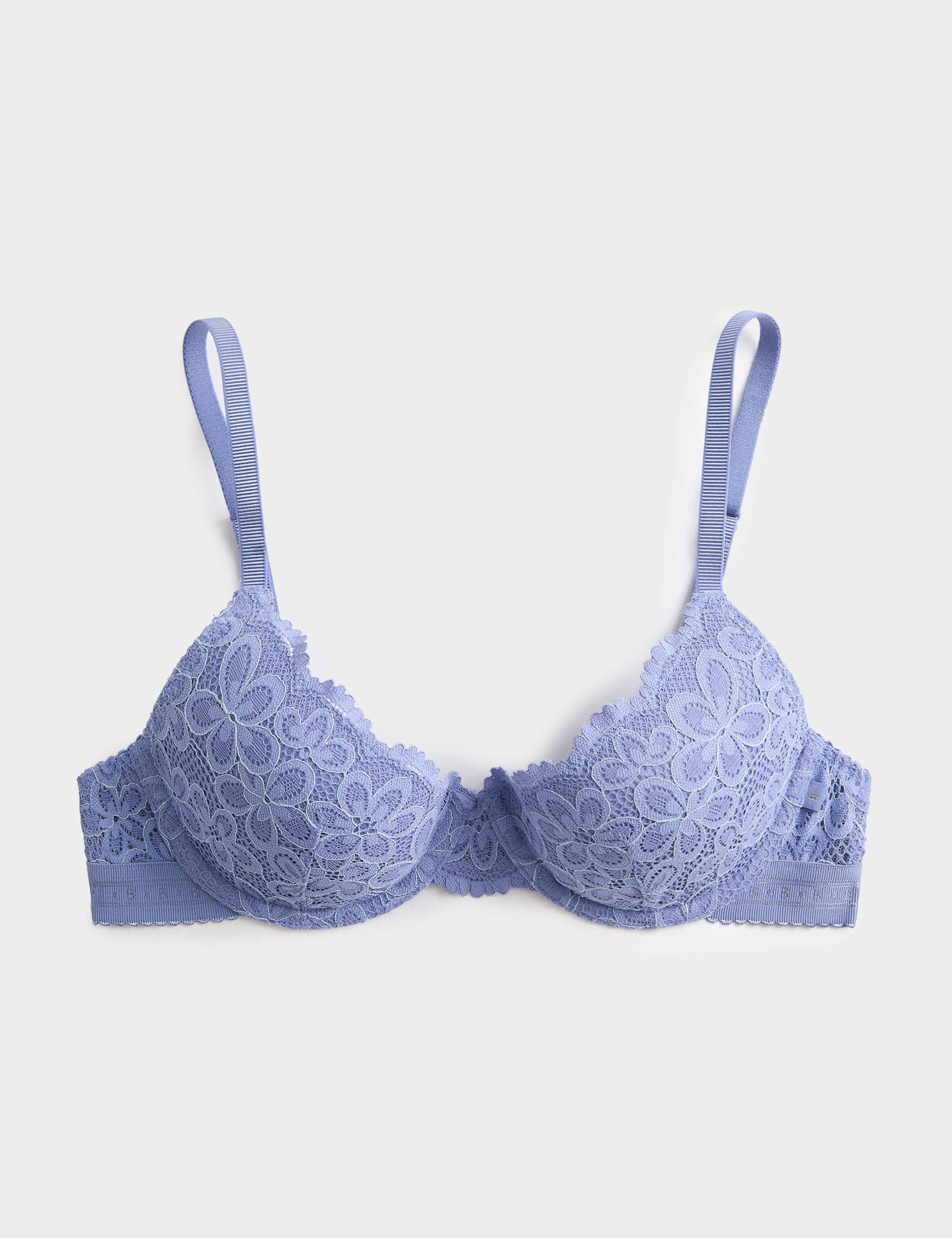 Cleo Lace Wired Demi Cup Bra Set A-E 1 of 6