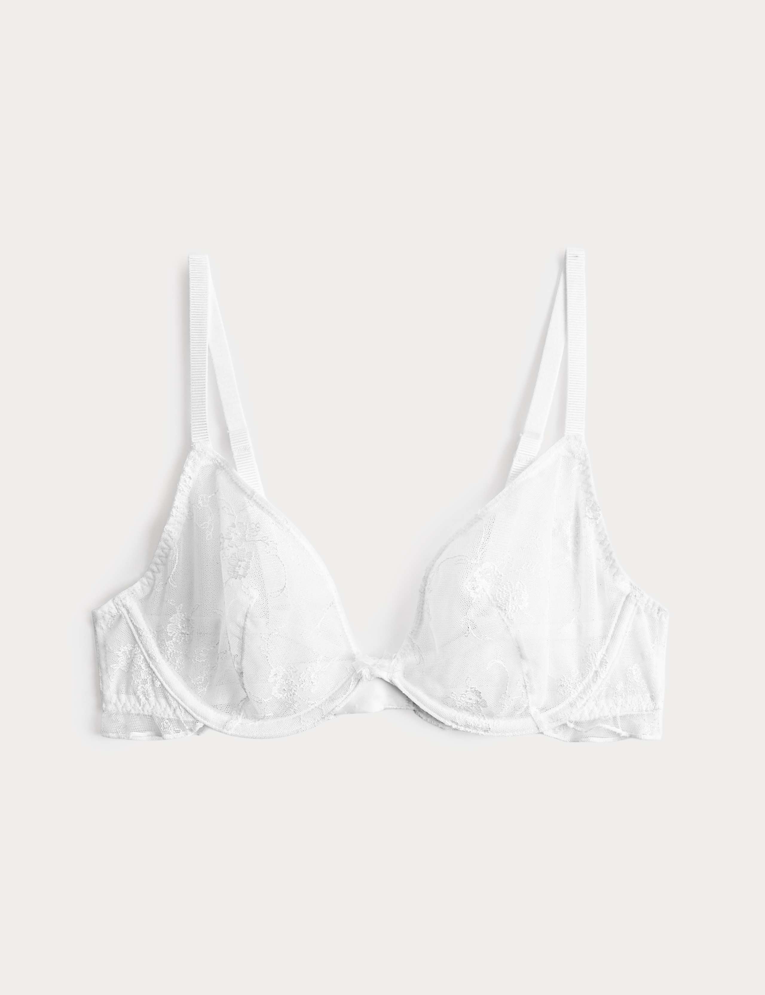 Helena Embroidered Wired Plunge Bra (A-E)