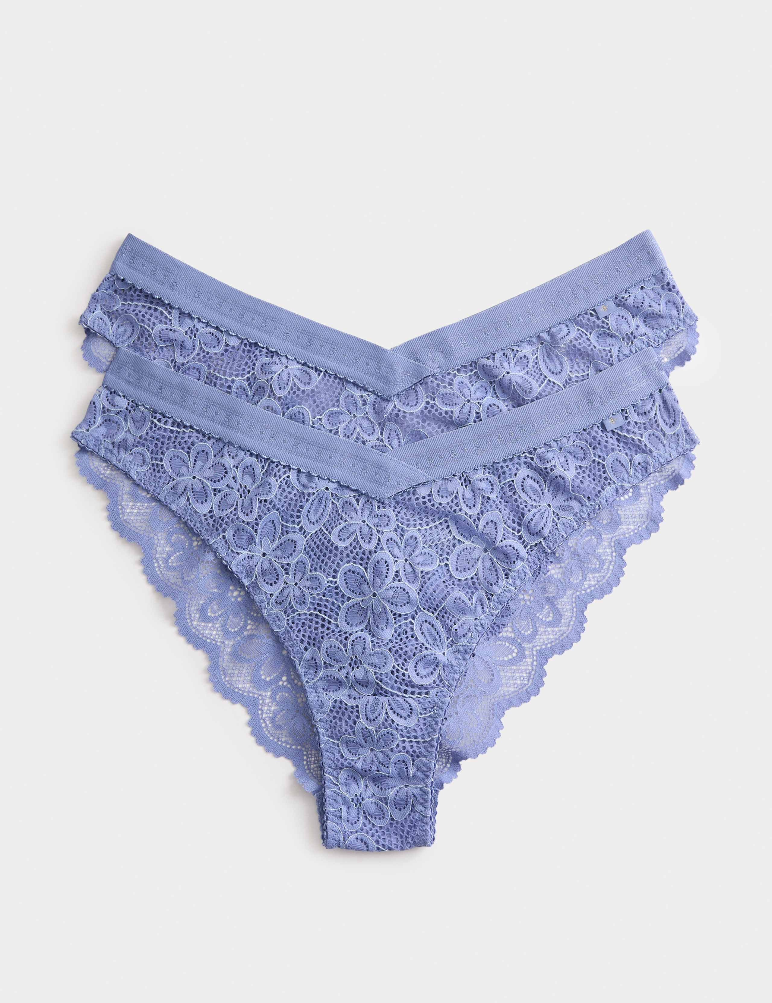 2pk Cleo Lace Miami Knickers