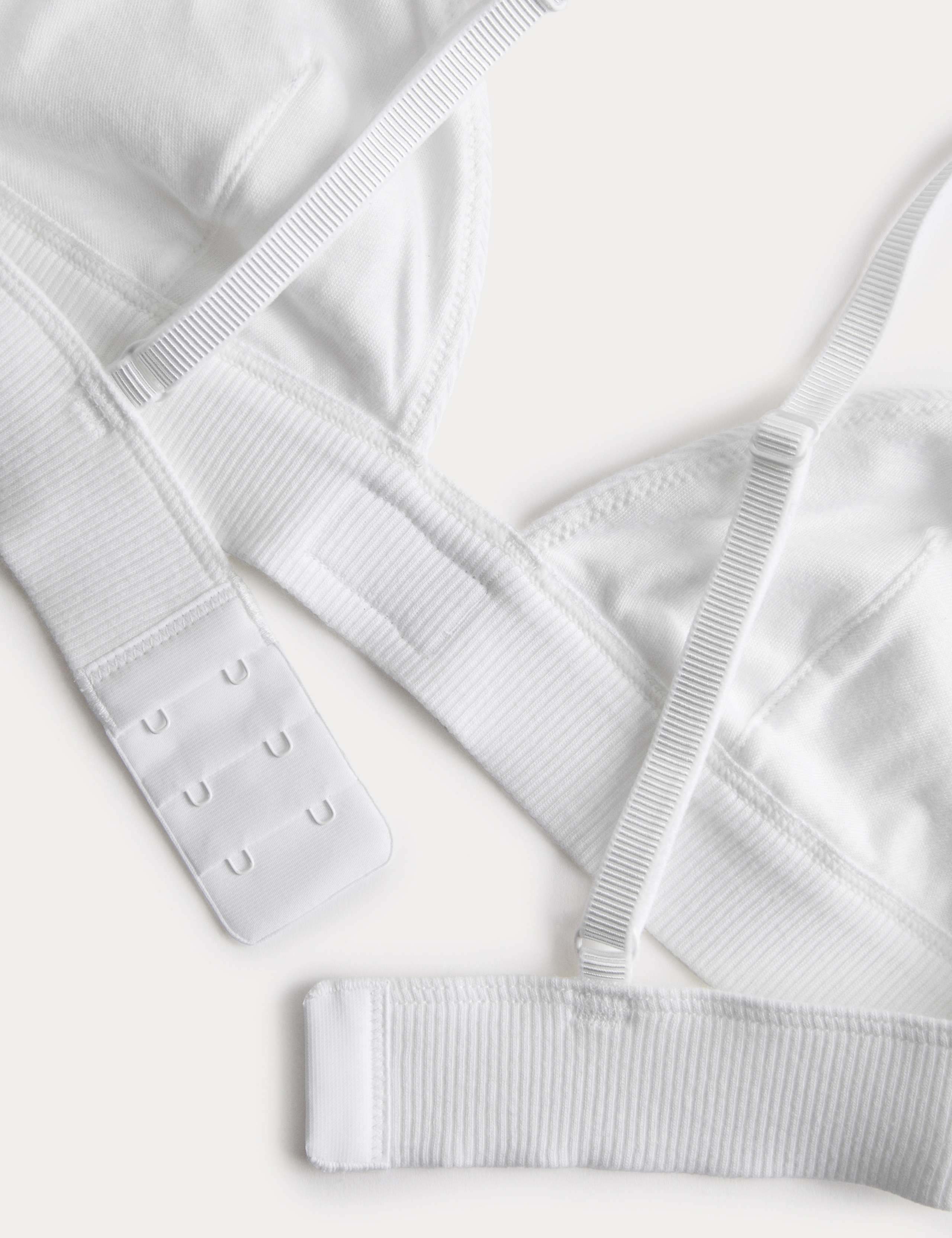 Juni Cotton Rib Non Wired Bralette Set A-E 6 of 6